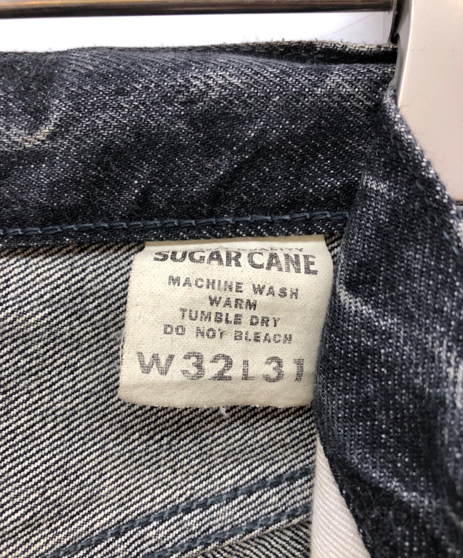 中古・古着通販】SUGAR CANE (シュガーケーン) 14.25oz. BLACK DENIM 