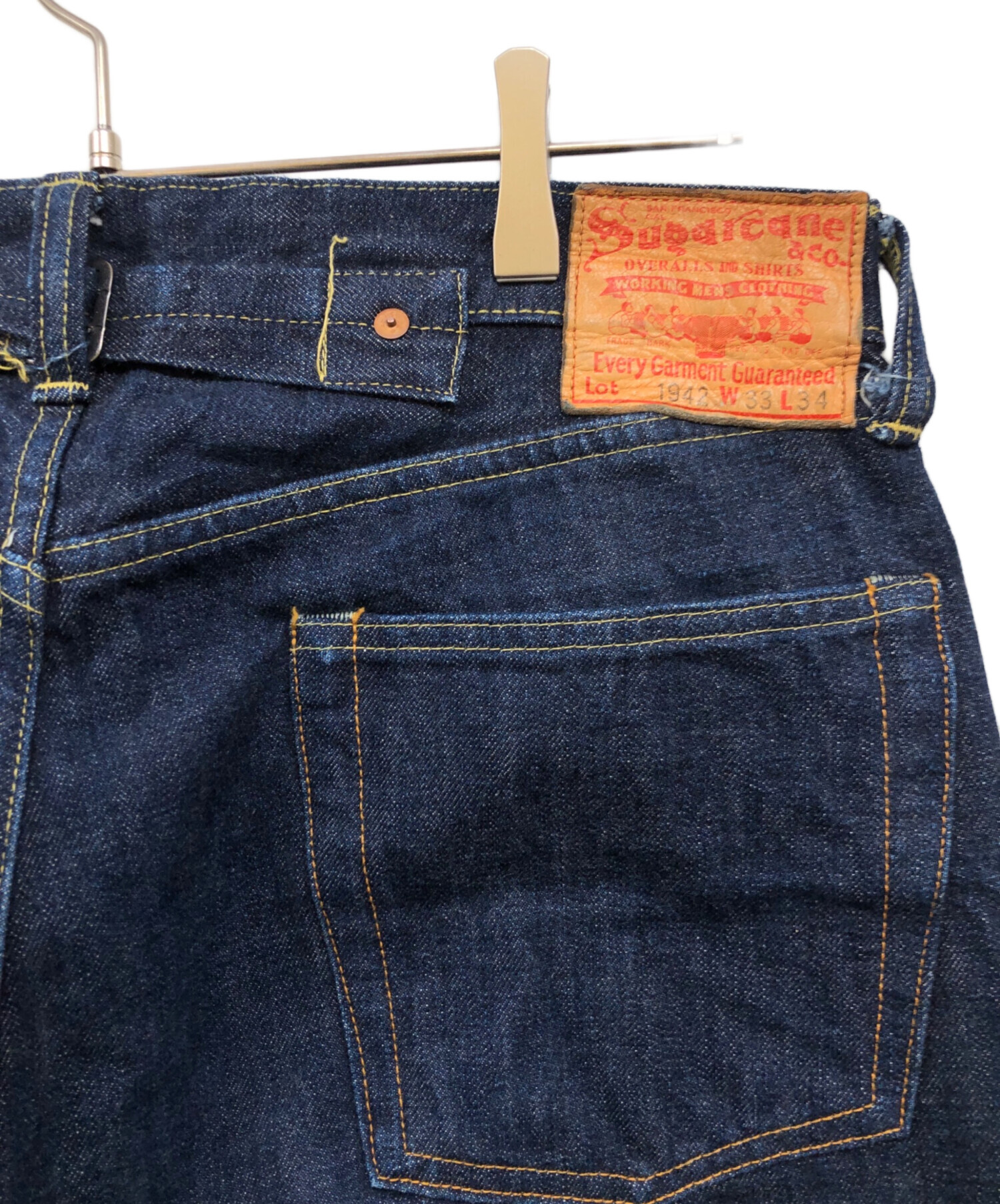 中古・古着通販】SUGAR CANE (シュガーケーン) BLUE DENIM WAIST