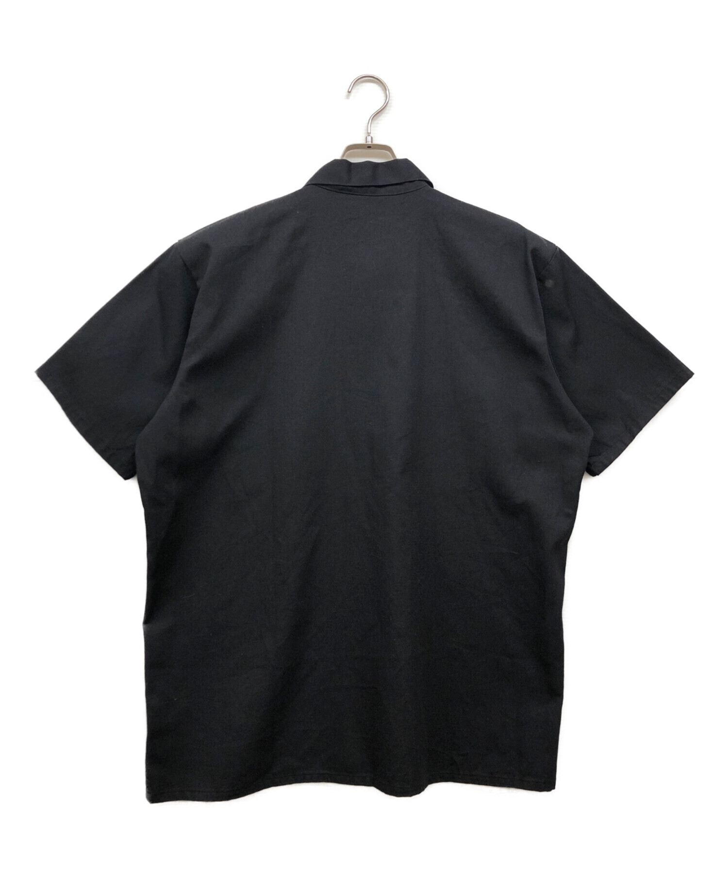 中古・古着通販】BEN DAVIS (ベンデイビス) 半袖ジップシャツ ブラック