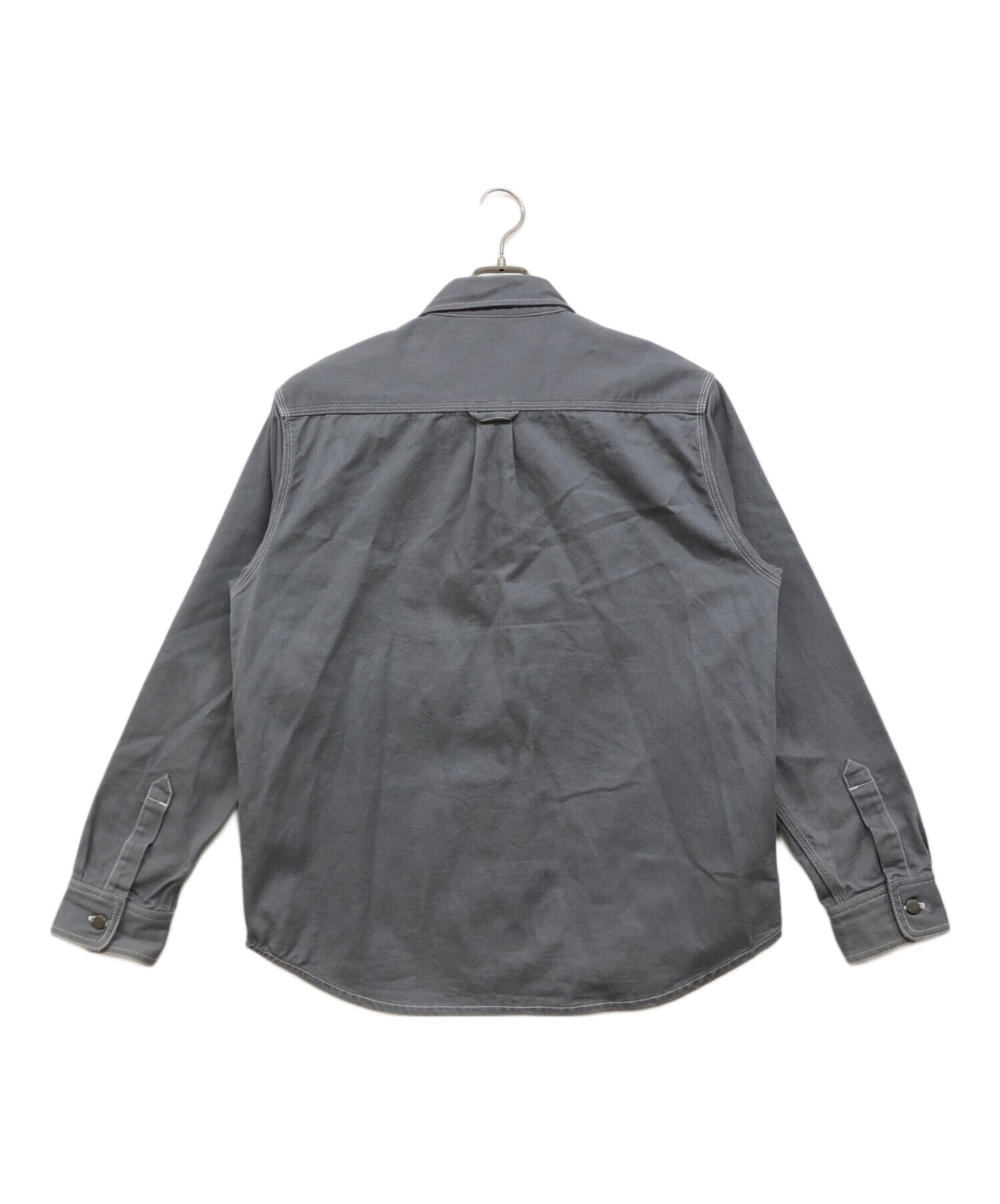 中古・古着通販】CarHartt (カーハート) CHALK SHIRT JAC グレー