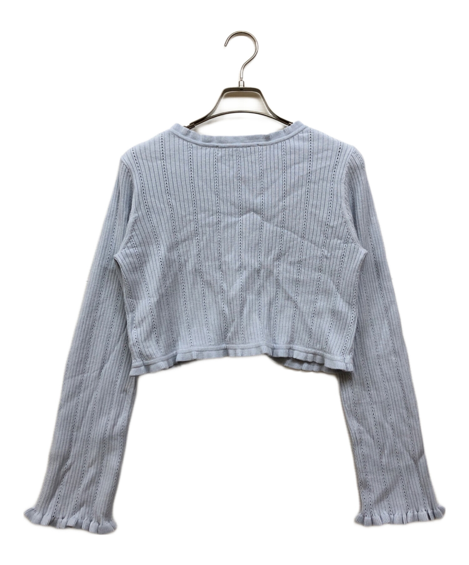 中古・古着通販】LILLIAN CARAT (リリアンカラット) ニットボレロ 中古・古着通販】LILLIAN CARAT (リリアンカラット) ニットボレロ