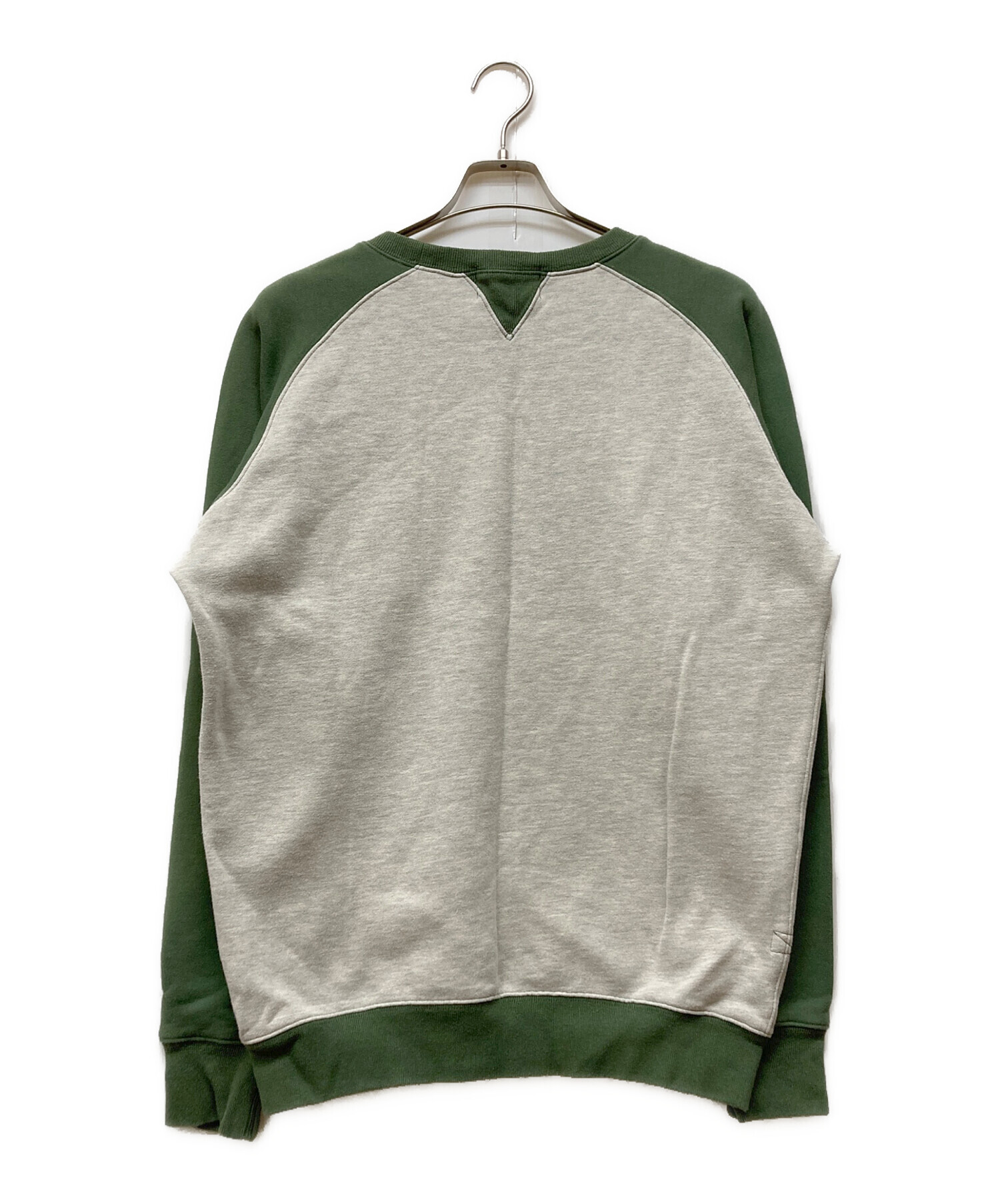 RRL 両V 切り替えスウェット レア 中古・古着通販】RRL (ダブルアールエル) 両Vスウェット グリーン