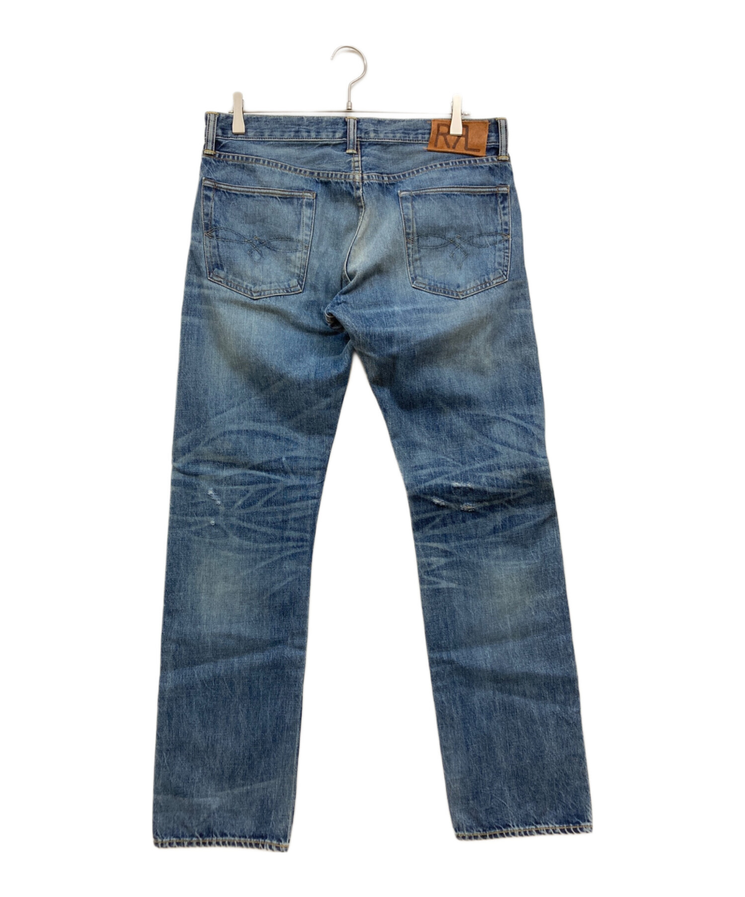 中古・古着通販】RRL (ダブルアールエル) ダメージ加工デニムパンツ