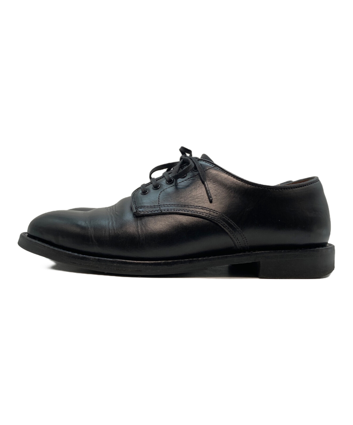 中古・古着通販】wheel robe (ウィールローブ) PLAIN TOE DERBY BLACK