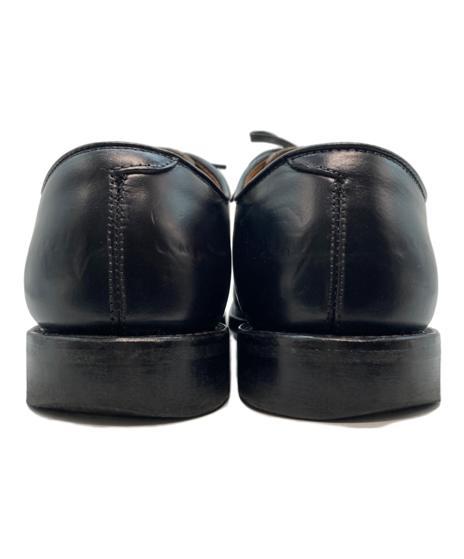 中古・古着通販】wheel robe (ウィールローブ) PLAIN TOE DERBY BLACK