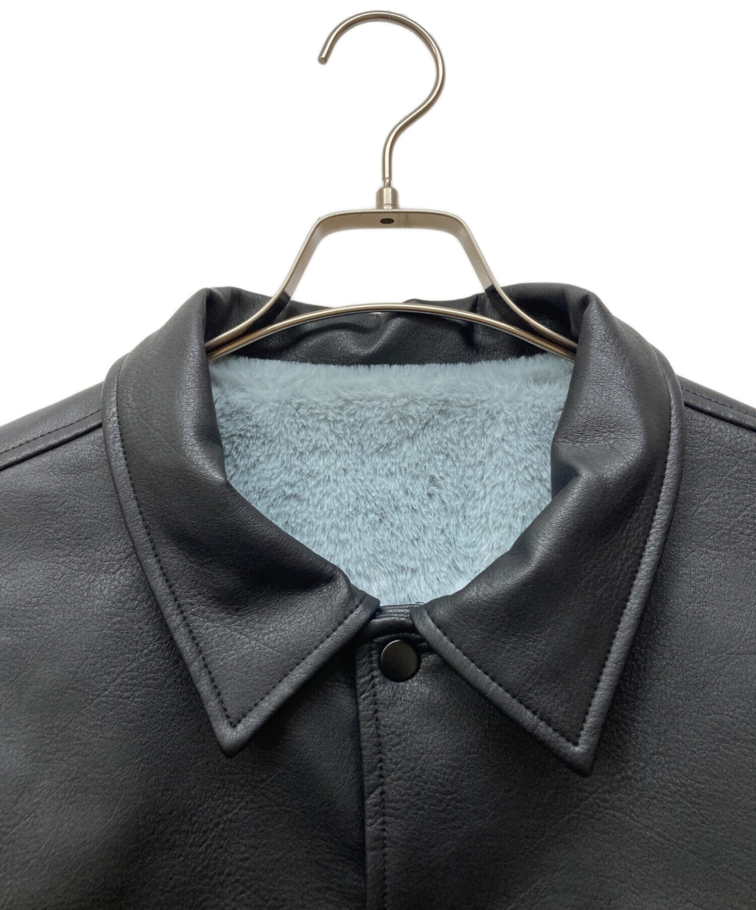 中古・古着通販】ROLLER (ローラー) FAKE LEATHER COACH JACKET