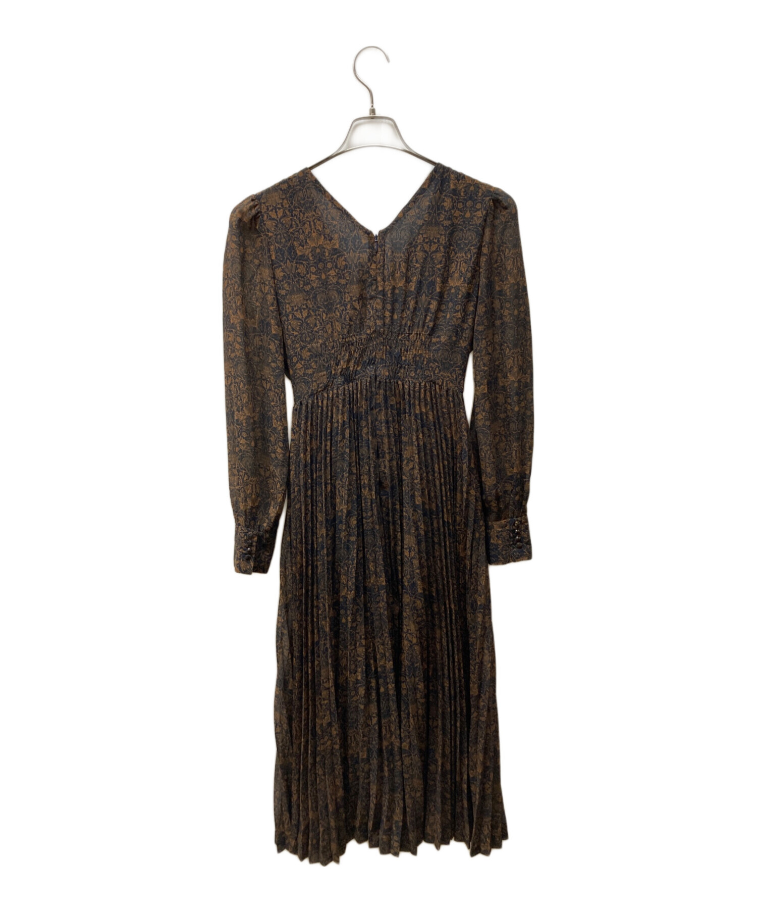 アメリ　フォーマル　シフォン　ドレス　セットアップ　Mサイズ 中古・古着通販】AMERI (アメリ) CHIFFON PLEATS DRESS/シフォン