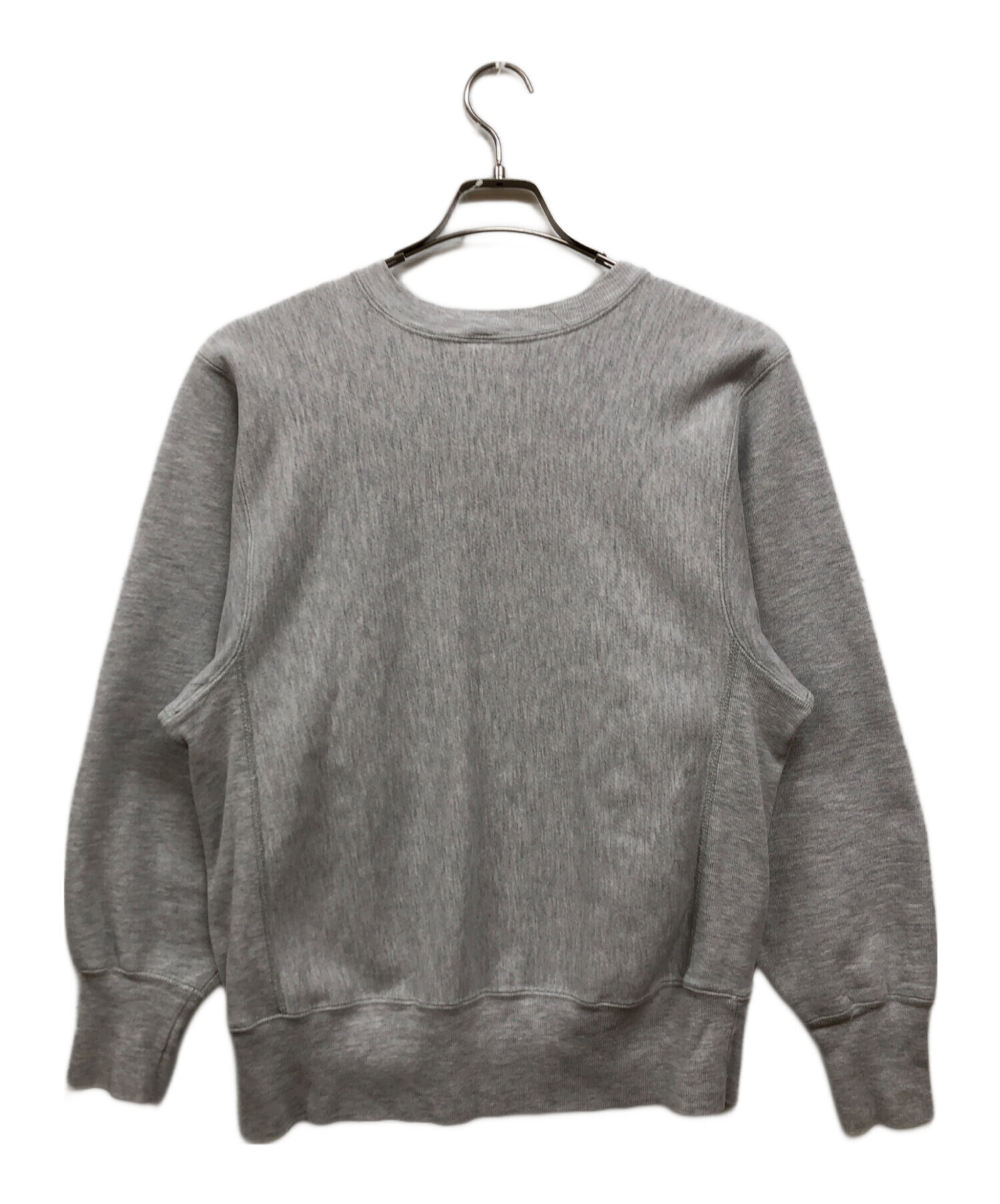 CHAMPION チャンピオン スウェット M グレー 【古着】【中古】【送料無料】 中古・古着通販】Champion (チャンピオン) スウェット グレー×ブラック