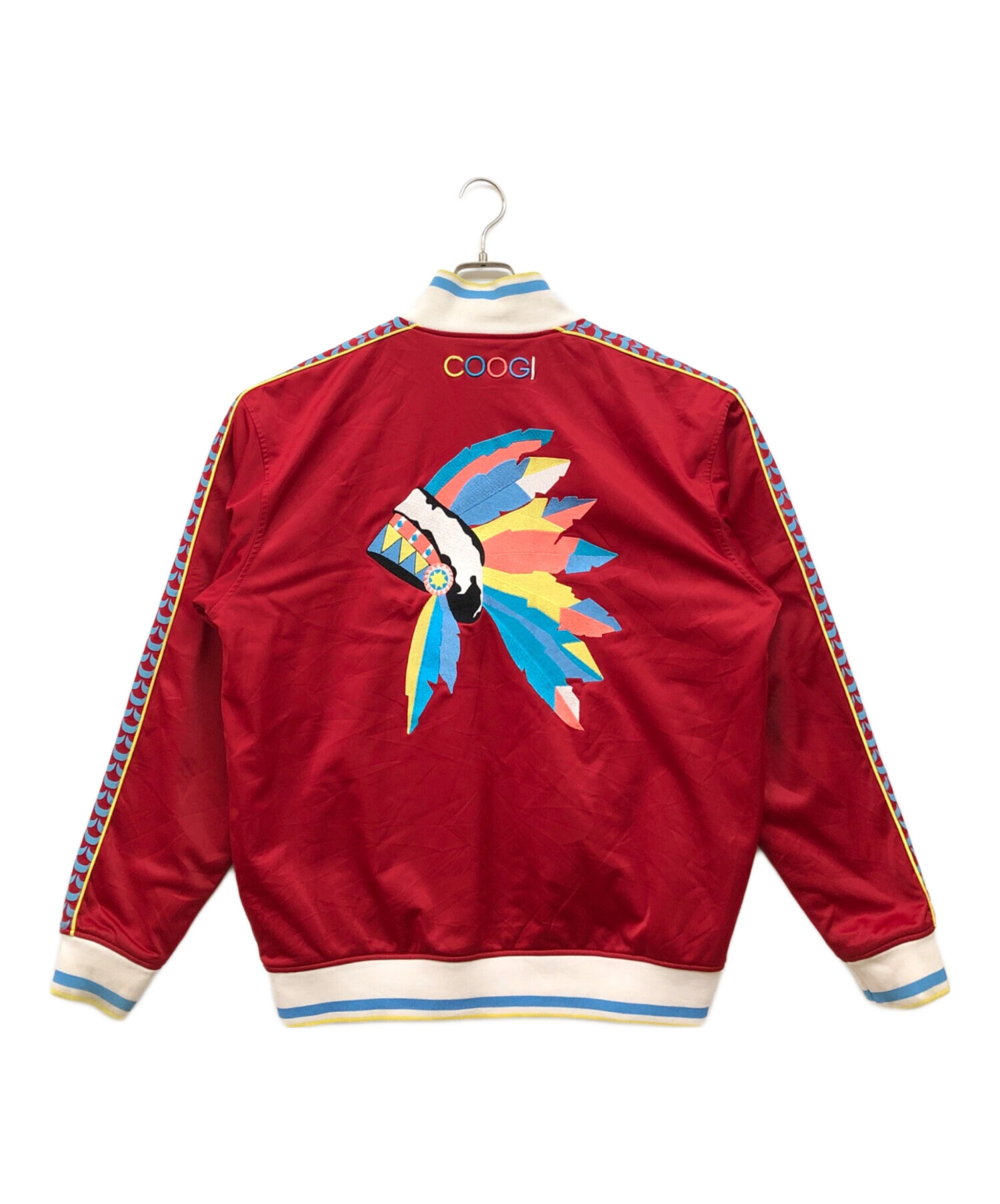 希少✨COOGI トラックジャケット マルチカラー ラインストーン L 楽天