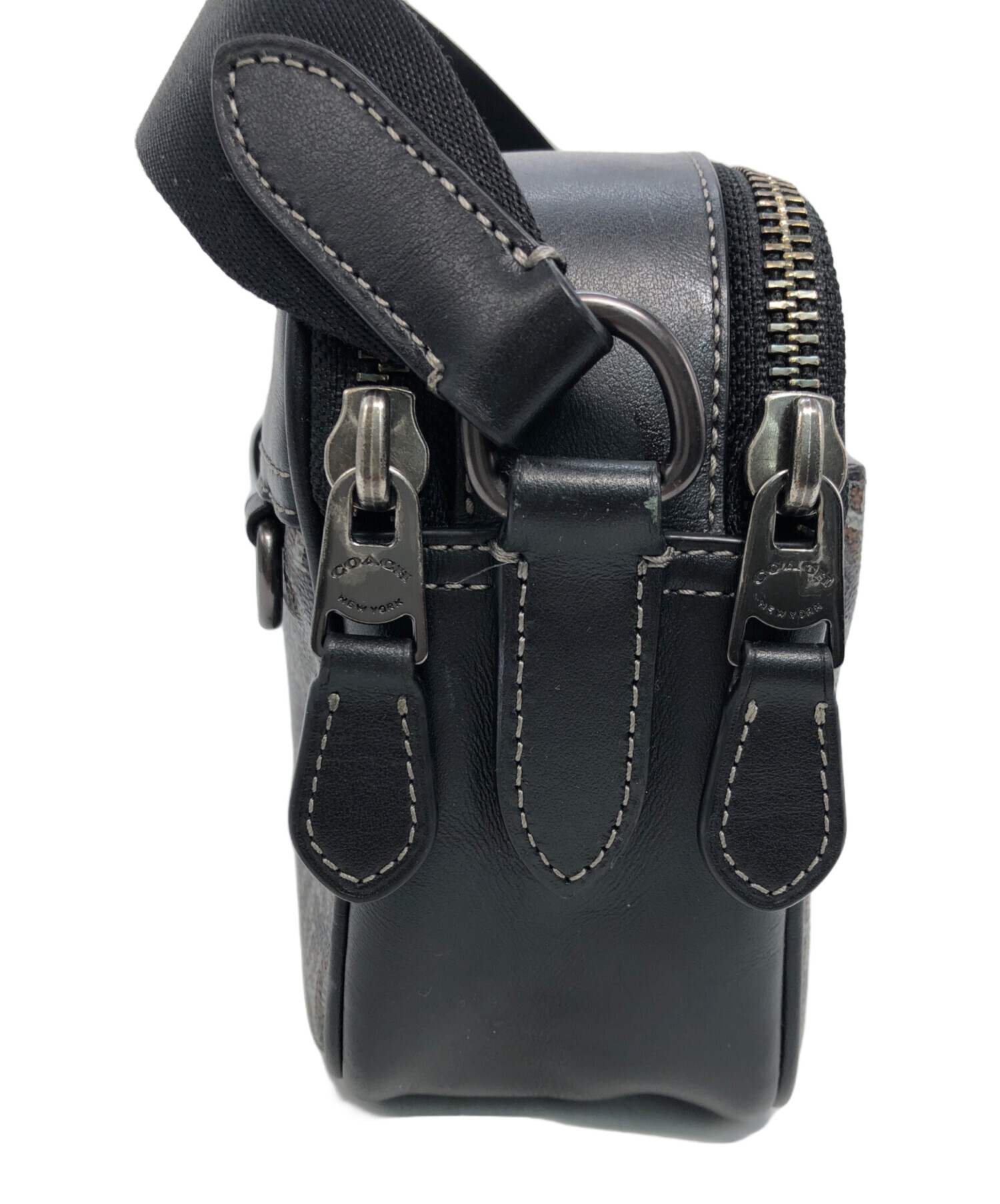 中古・古着通販】COACH (コーチ) Graham クロスボディバッグ ブラック
