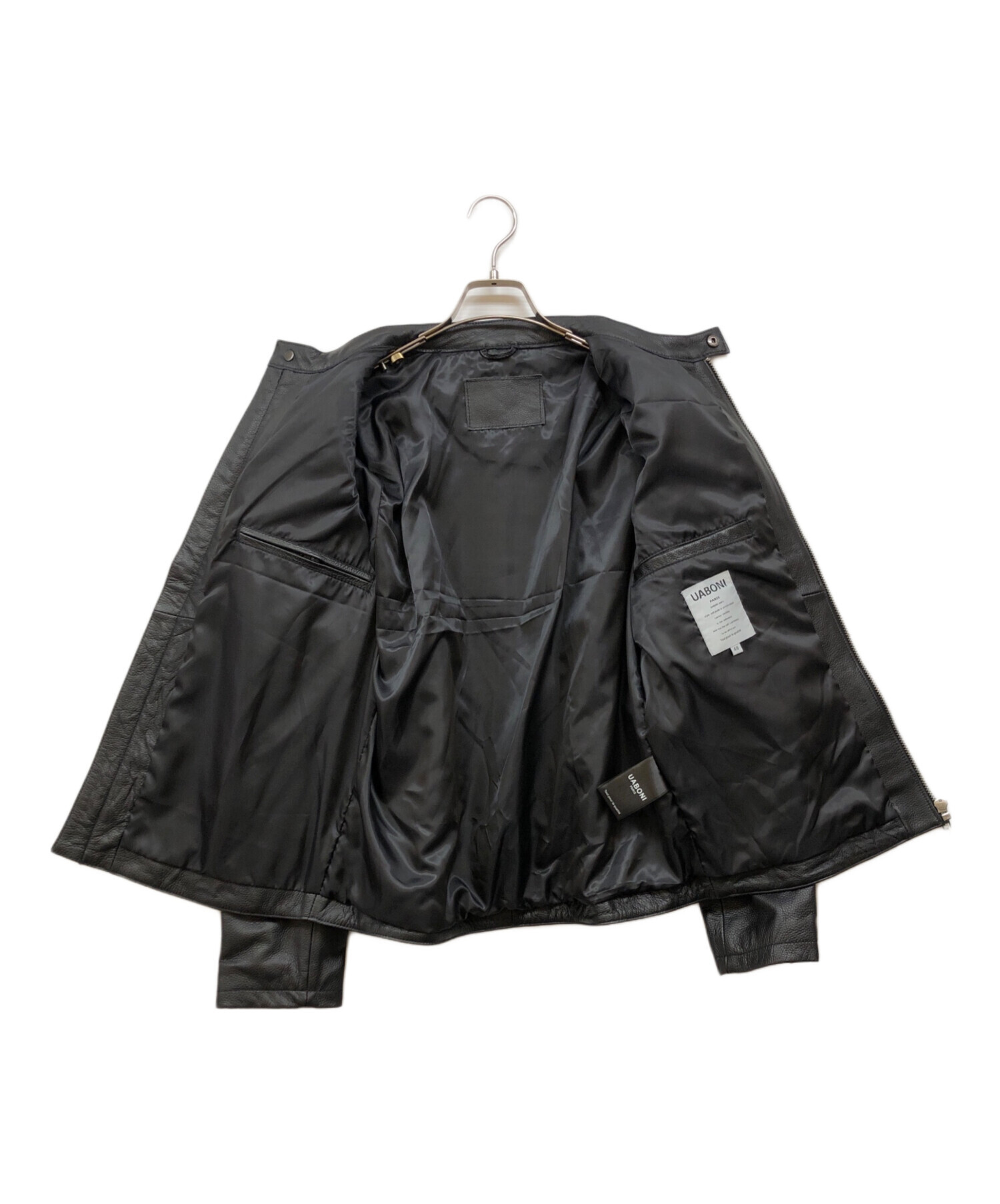 中古・古着通販】uaboni (ユアボニ) シングルライダースジャケット 