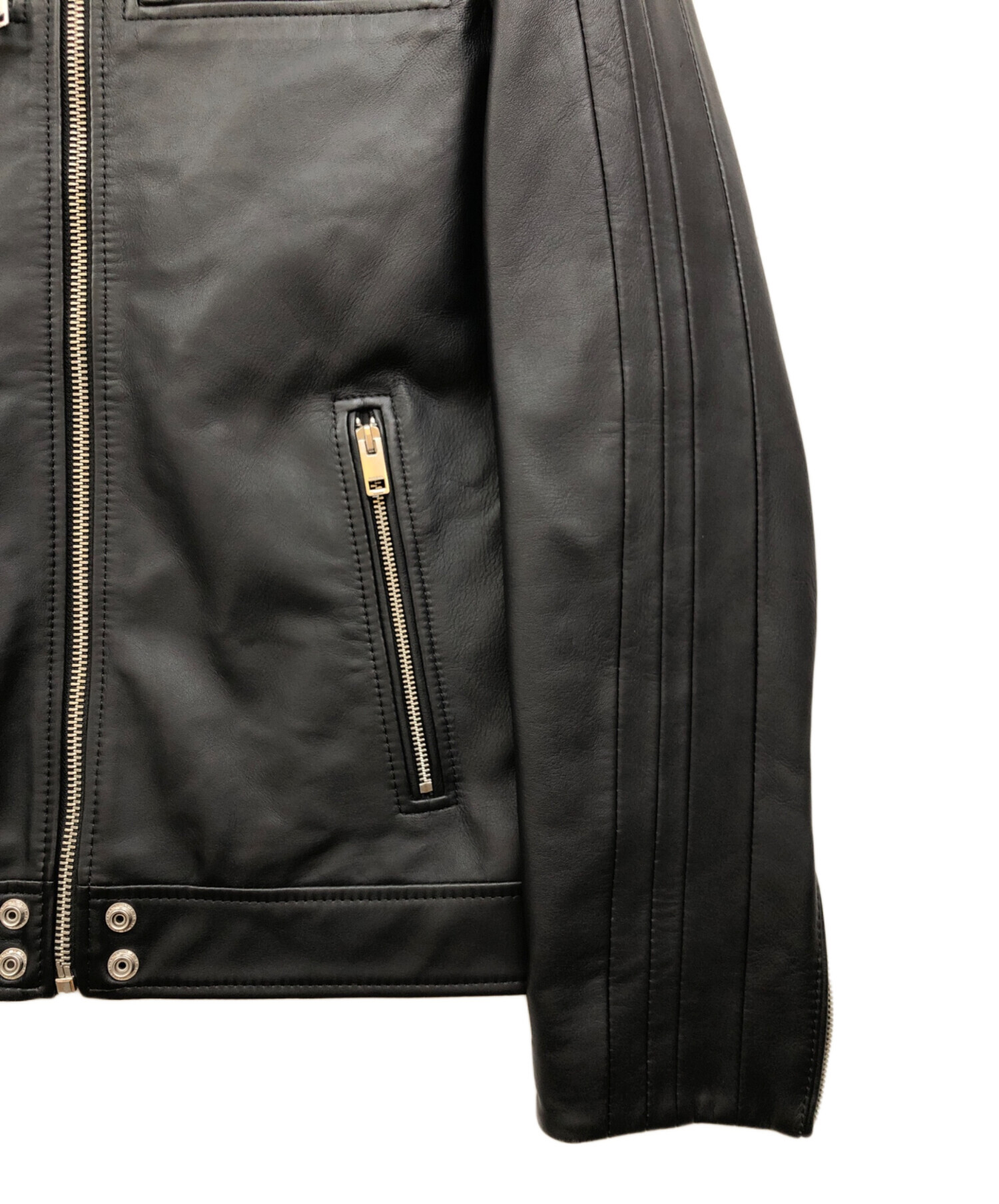 中古・古着通販】DIESEL (ディーゼル) シングルライダースジャケット