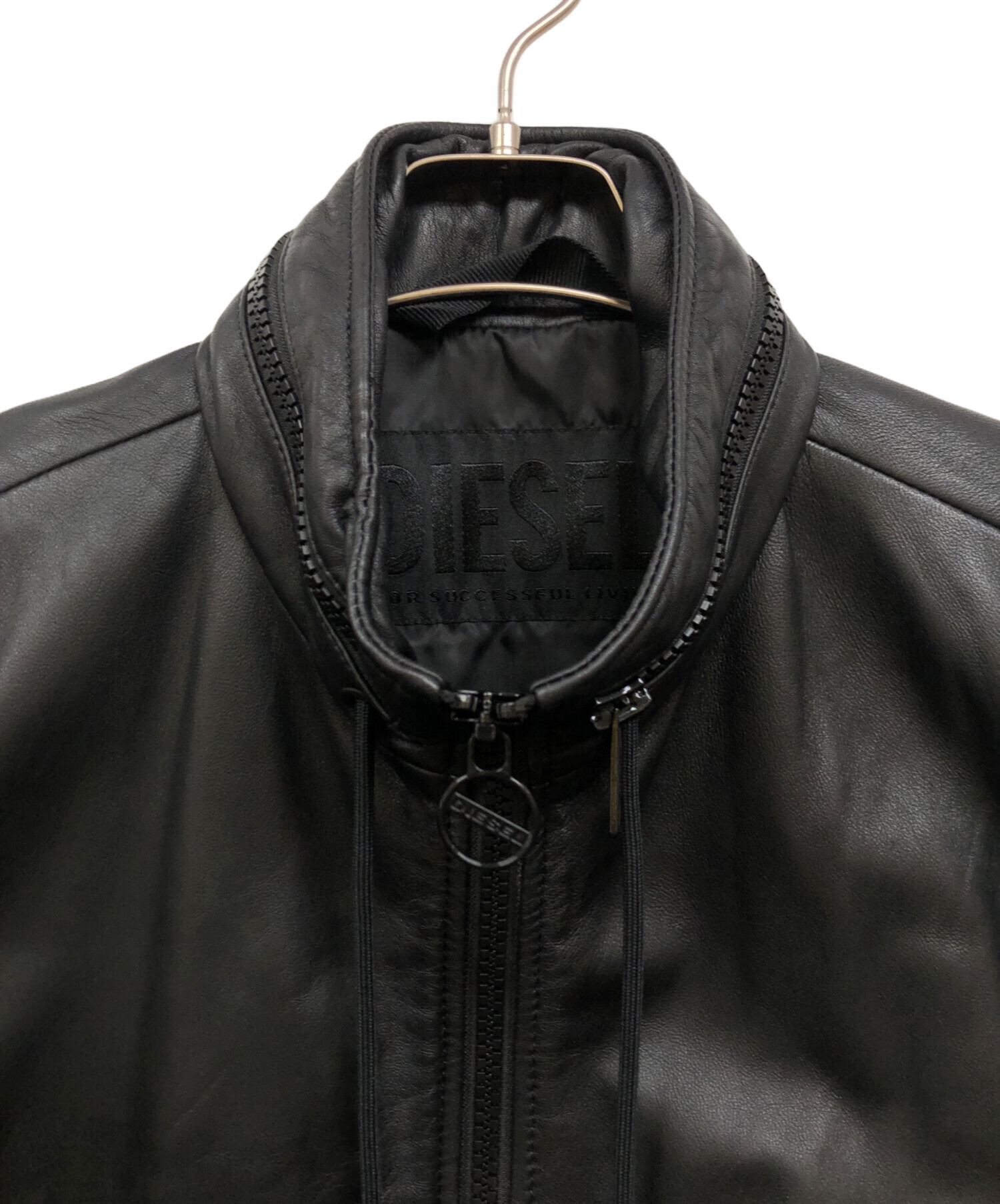 中古・古着通販】DIESEL (ディーゼル) パンチングレザージャケット