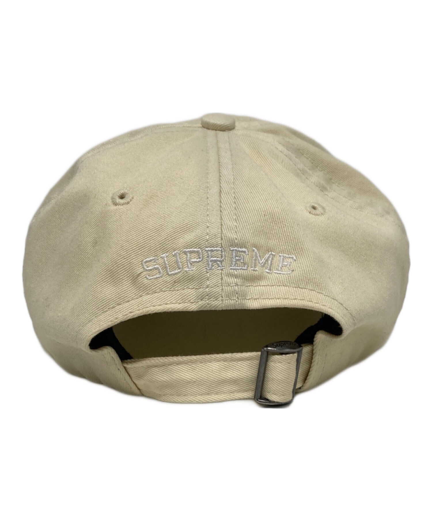 中古・古着通販】Supreme (シュプリーム) キャップ ホワイト×イエロー