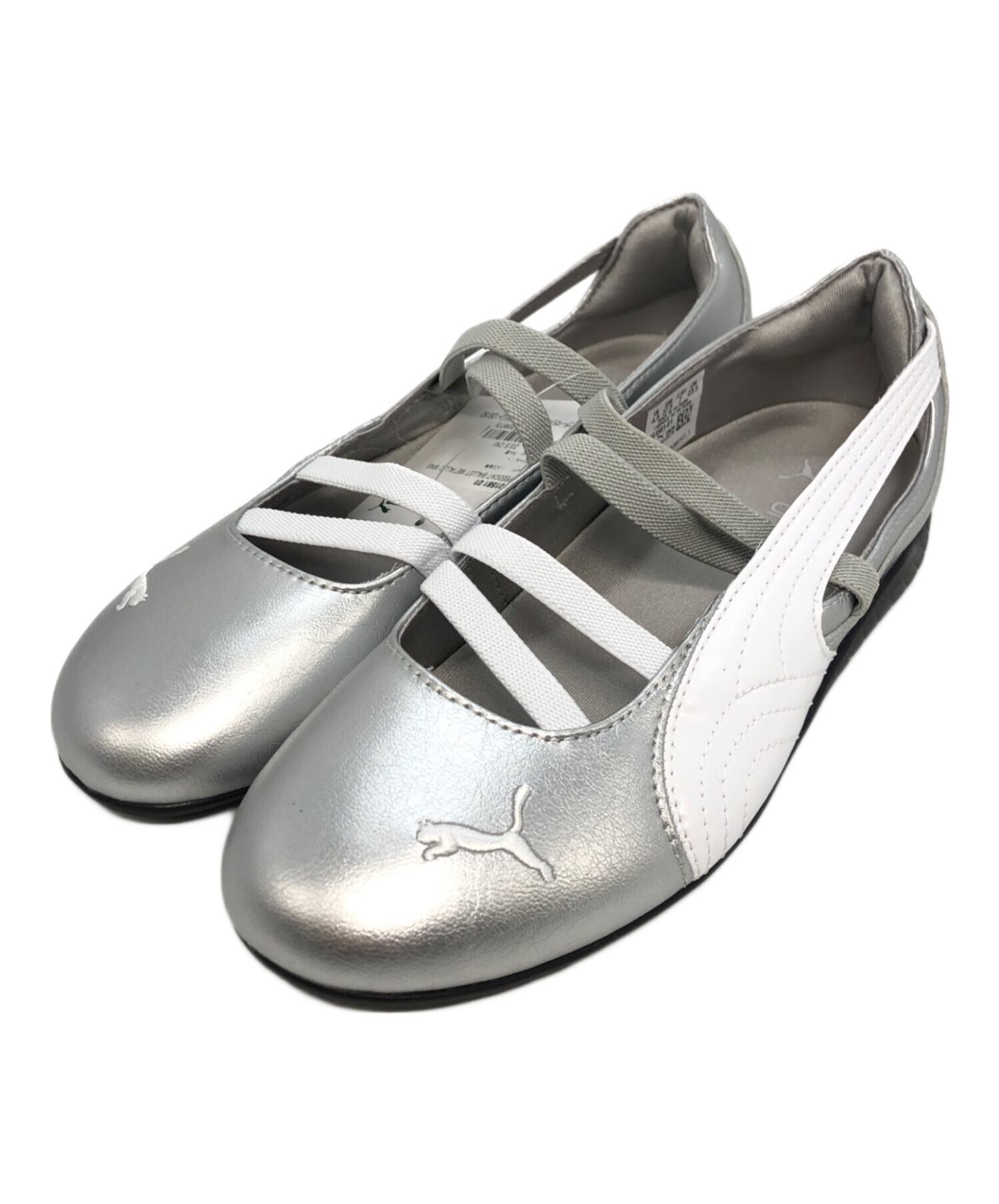 中古・古着通販】PUMA (プーマ) SPEEDCAT BALLET METALLIC シルバー 