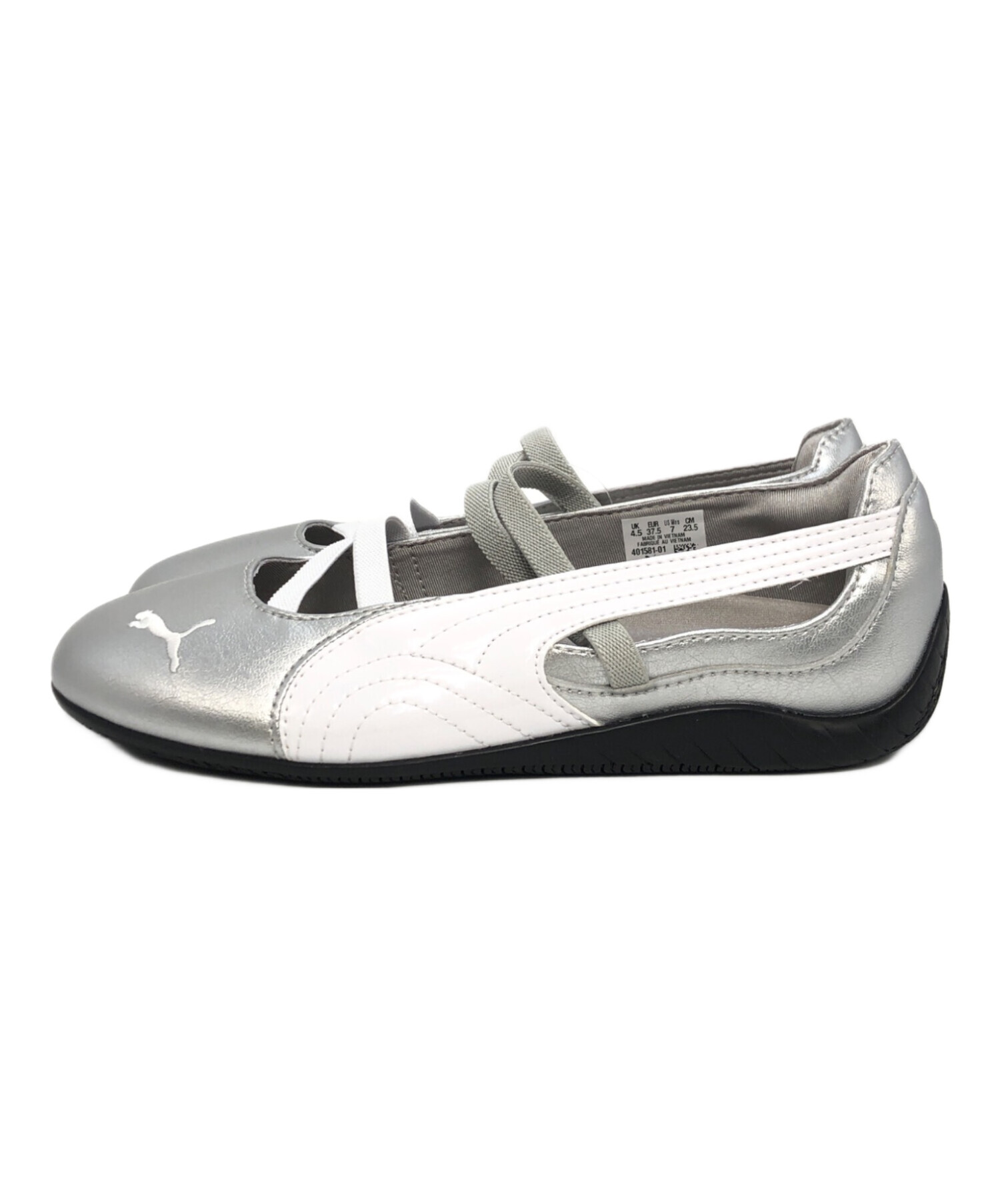 中古・古着通販】PUMA (プーマ) SPEEDCAT BALLET METALLIC シルバー 
