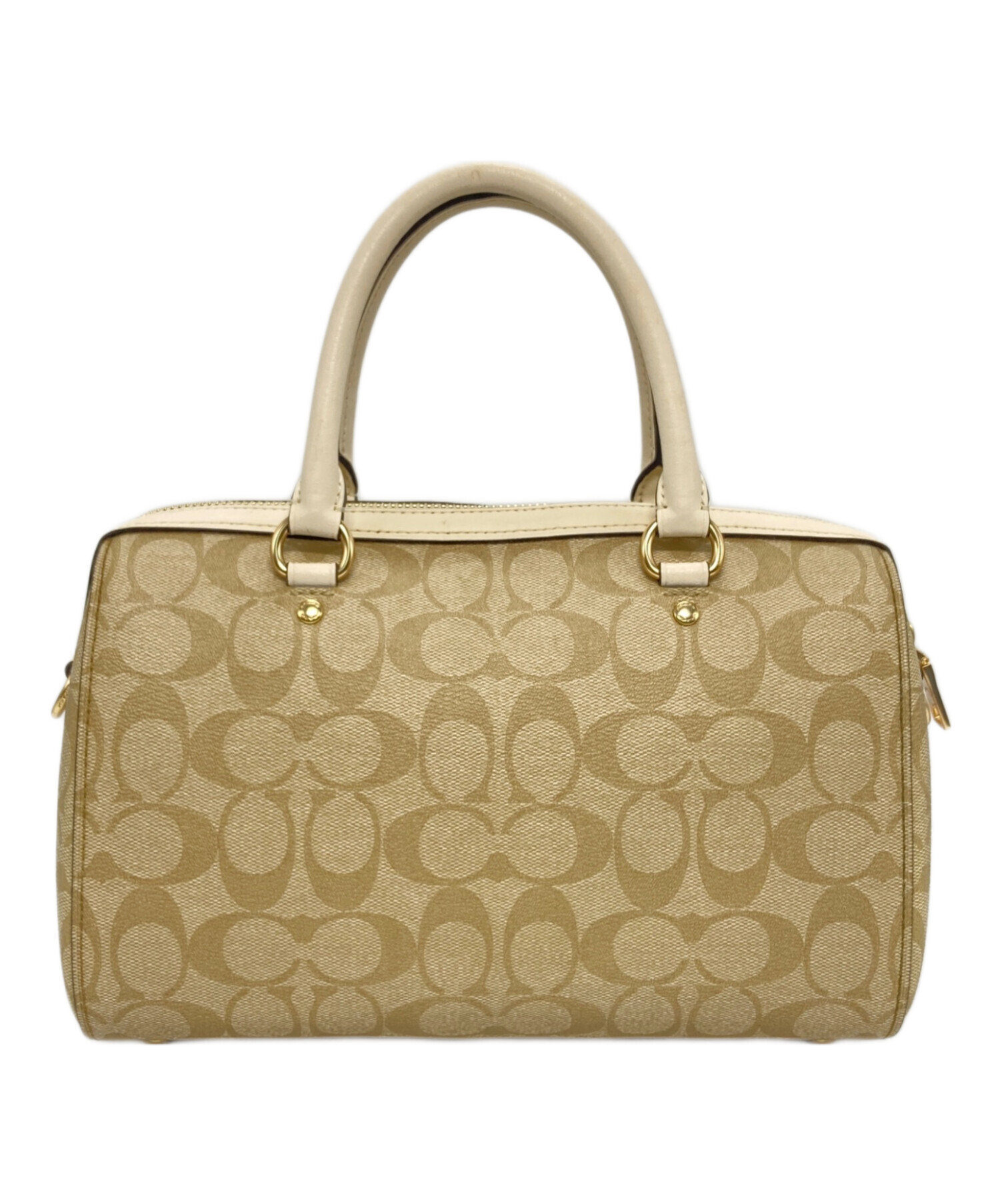 中古・古着通販】COACH (コーチ) 2WAYショルダーバッグ ベージュ