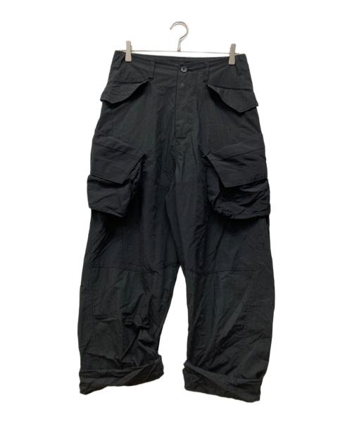 中古・古着通販】JULIUS (ユリウス) ガスマスクカーゴパンツ ブラック
