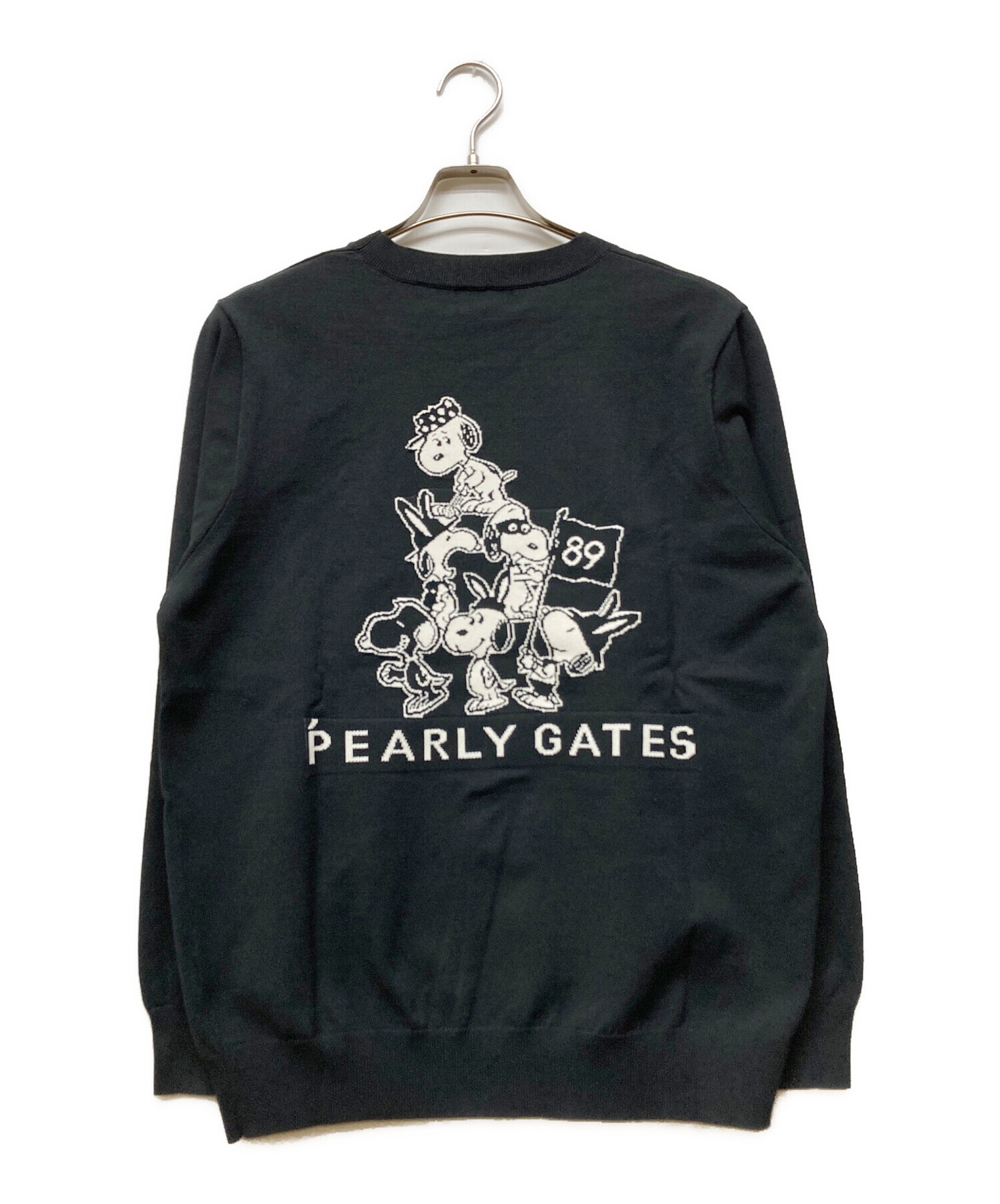 中古・古着通販】PEARLY GATES (パーリーゲイツ) 14G 部分JQ クルー