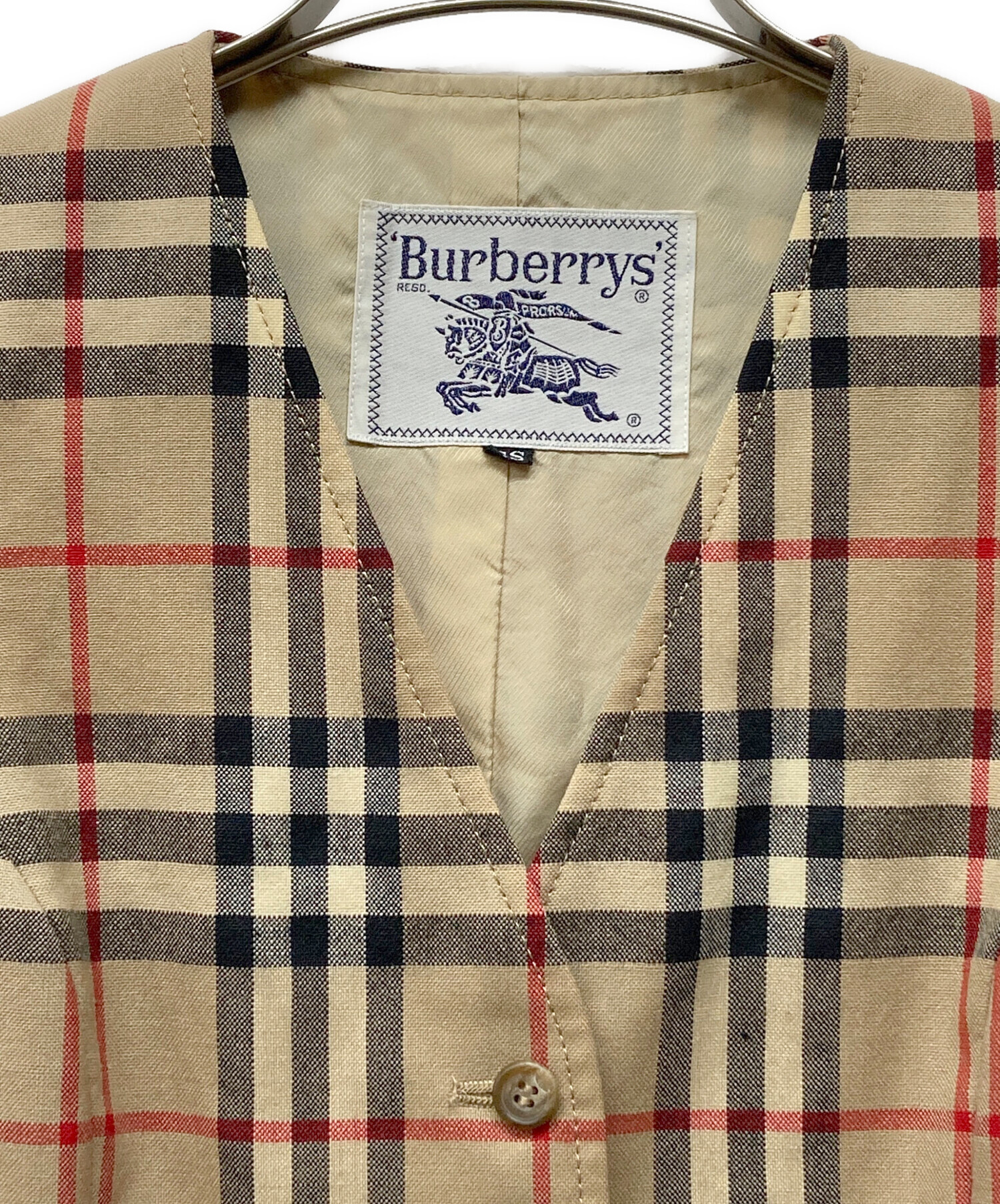 中古・古着通販】Burberry's (バーバリー) ノヴァチェックベスト