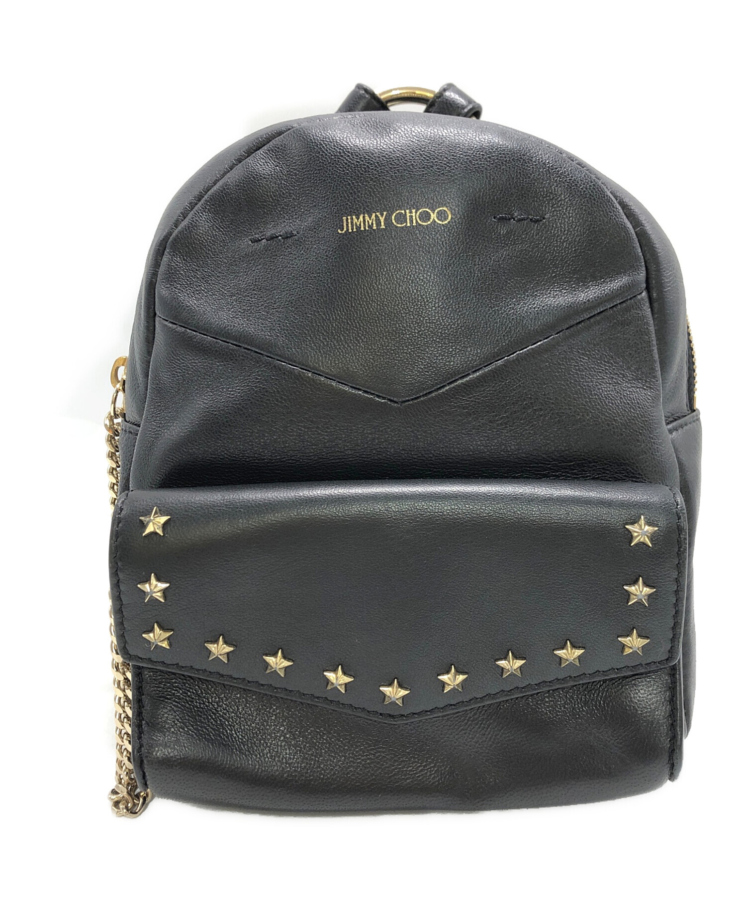 ジミーチュウ JIMMY CHOO リュック・デイパック スタースタッズ バックパック ブラック スタースタッズ Jimmy Choo(ジミーチュウ) バックパック・リュック