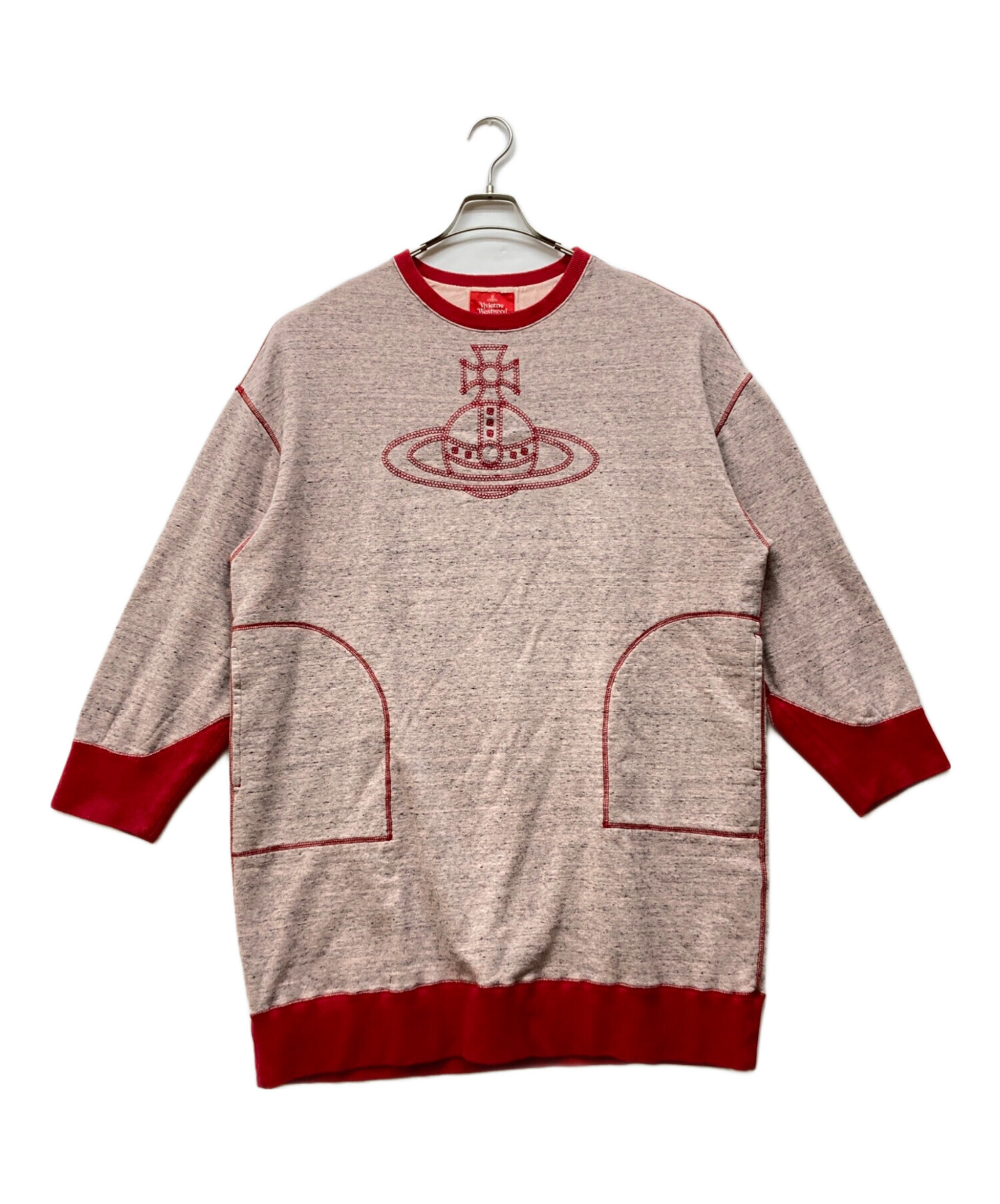 Vivienne Westwood RED LABEL スウェット M 赤 【古着】【中古】【送料無料】 中古・古着通販】Vivienne Westwood RED LABEL (ヴィヴィアンウエスト