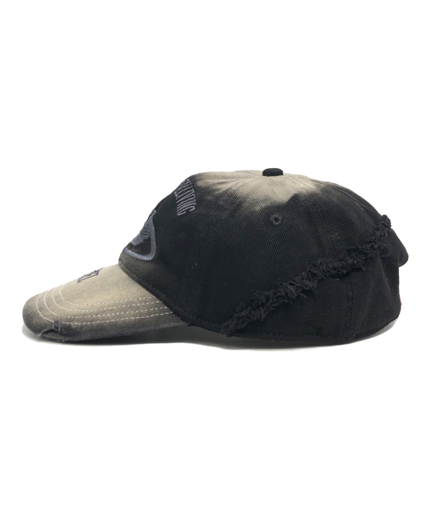 【美品・匿名配送】DIESEL黒キャップ ヴィンテージ加工 中古・古着通販】DIESEL (ディーゼル) ダメージ加工ロゴキャップ
