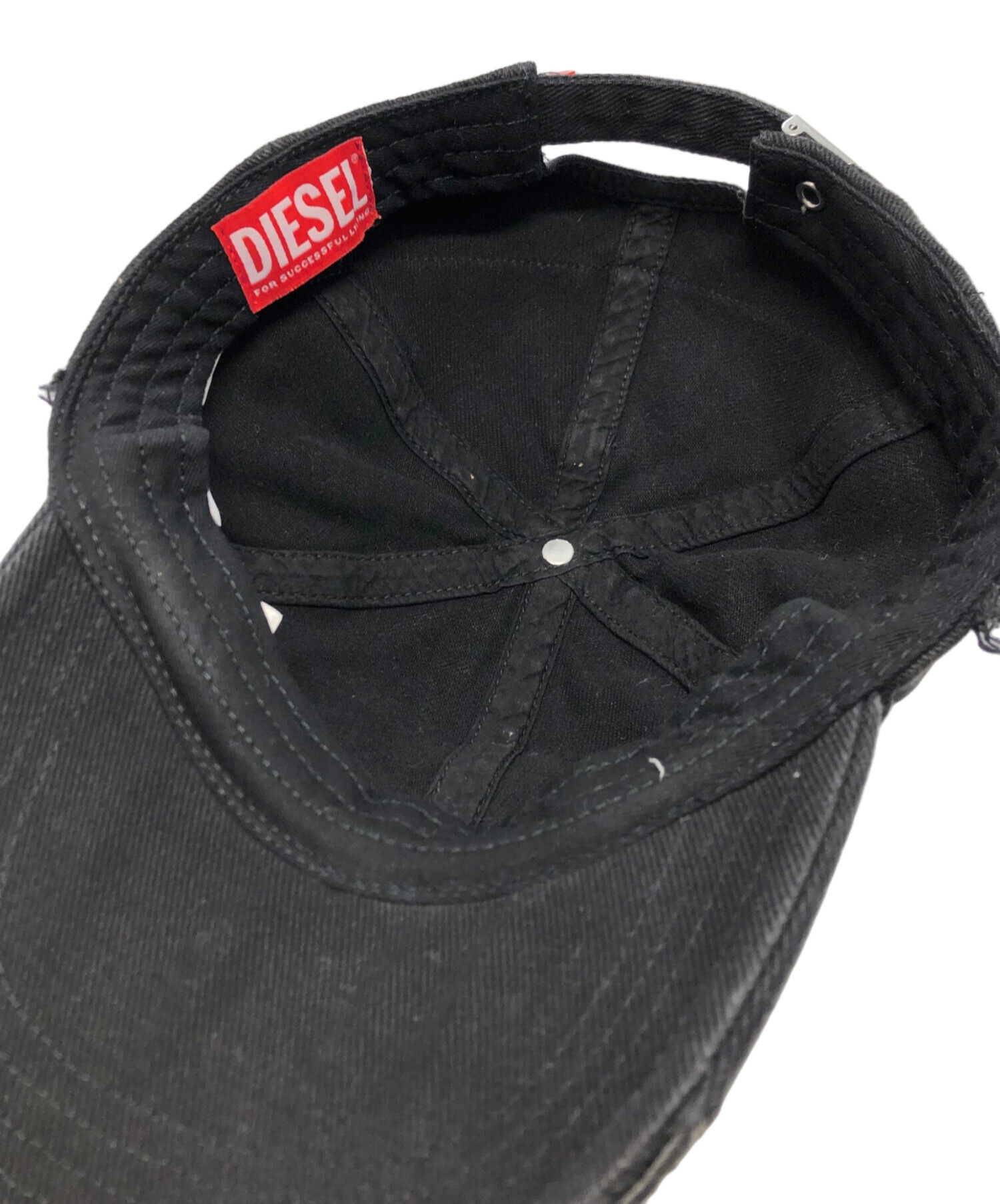 中古・古着通販】DIESEL (ディーゼル) ダメージ加工ロゴキャップ