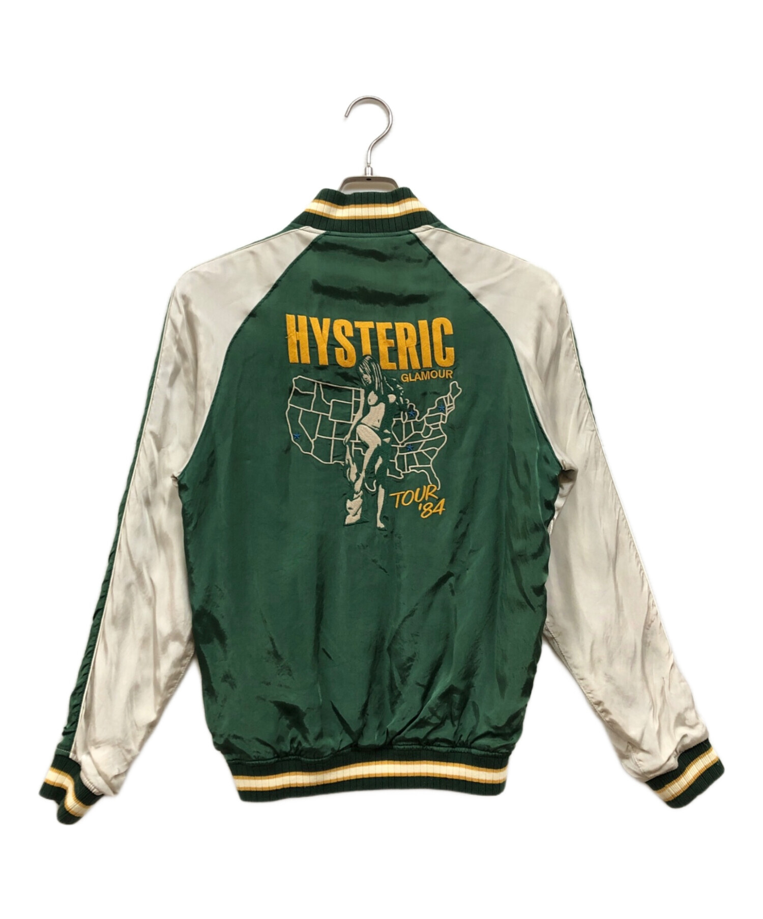 HYSTERIC GLAMOUR グリーンリバーシブルパーカー 中古・古着通販】Hysteric Glamour (ヒステリックグラマー) ジップ
