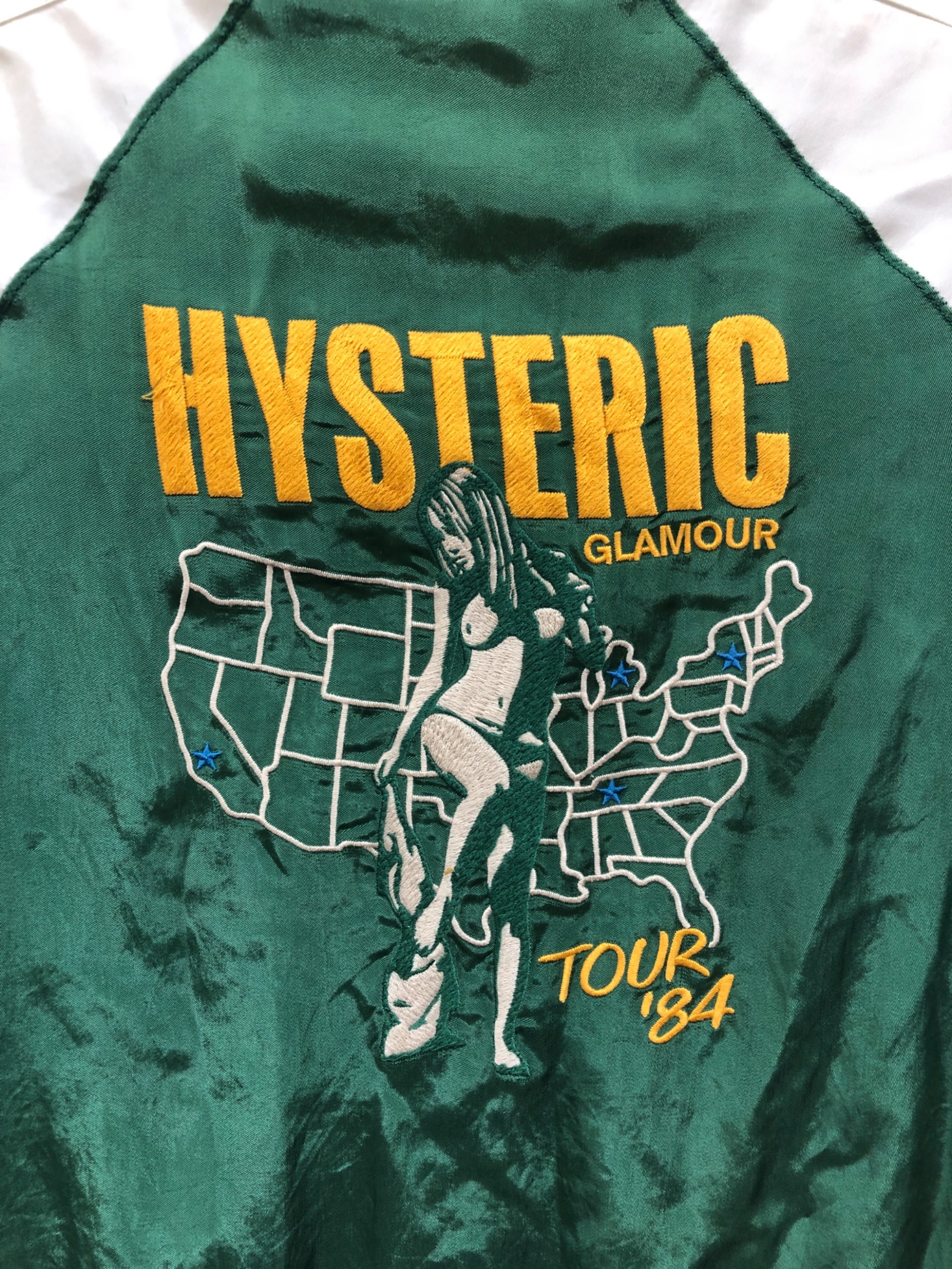 HYSTERIC GLAMOUR グリーンリバーシブルパーカー ヒステリックグラマー パーカー メンズ SIZE L HYSTERIC GLAMOUR