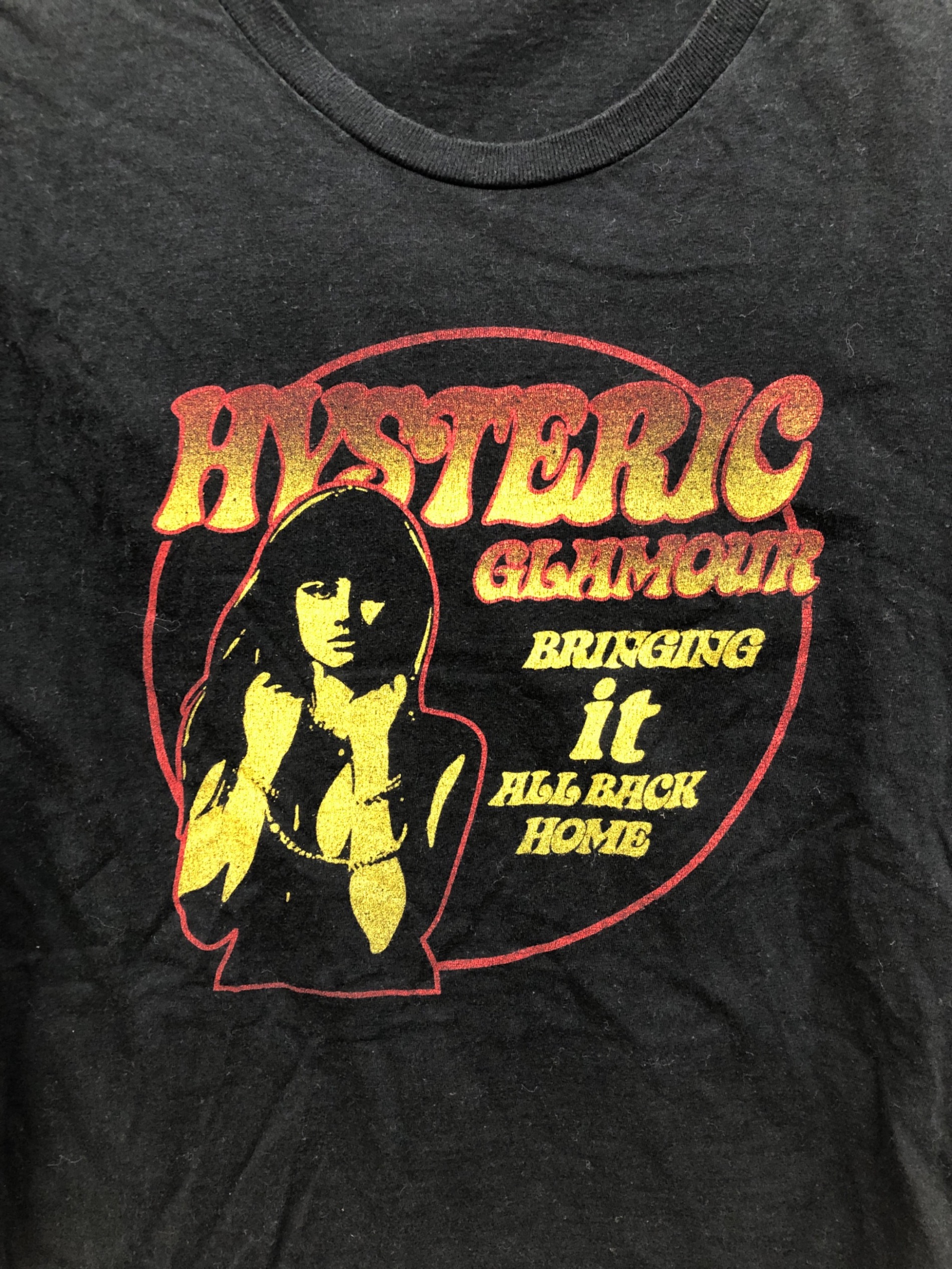 ヒステリックグラマー　ファックガールプリントTシャツ　黒 中古・古着通販】Hysteric Glamour (ヒステリックグラマー) ガール