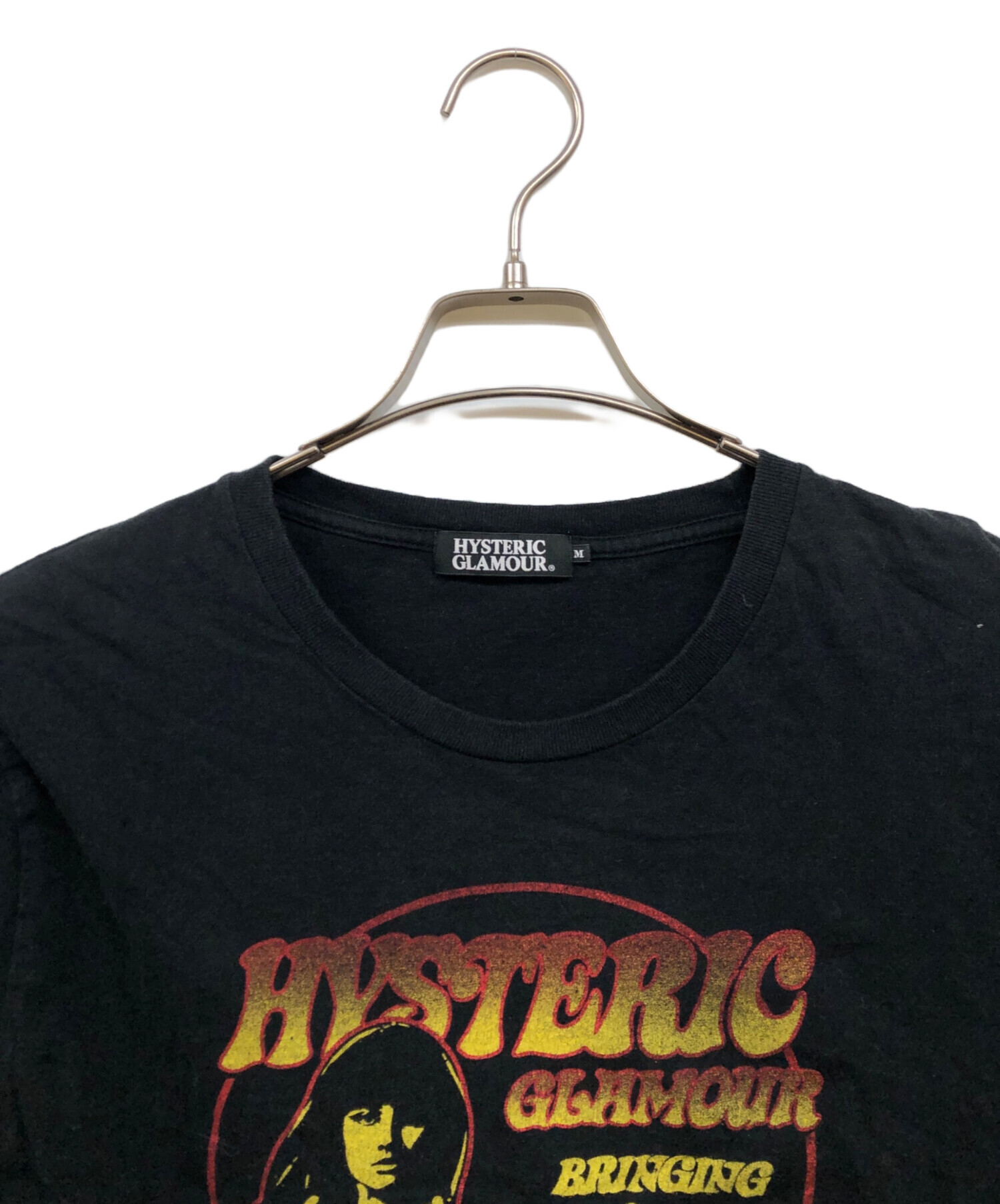 ヒステリックグラマー　ファックガールプリントTシャツ　黒 中古・古着通販】Hysteric Glamour (ヒステリックグラマー) ガール