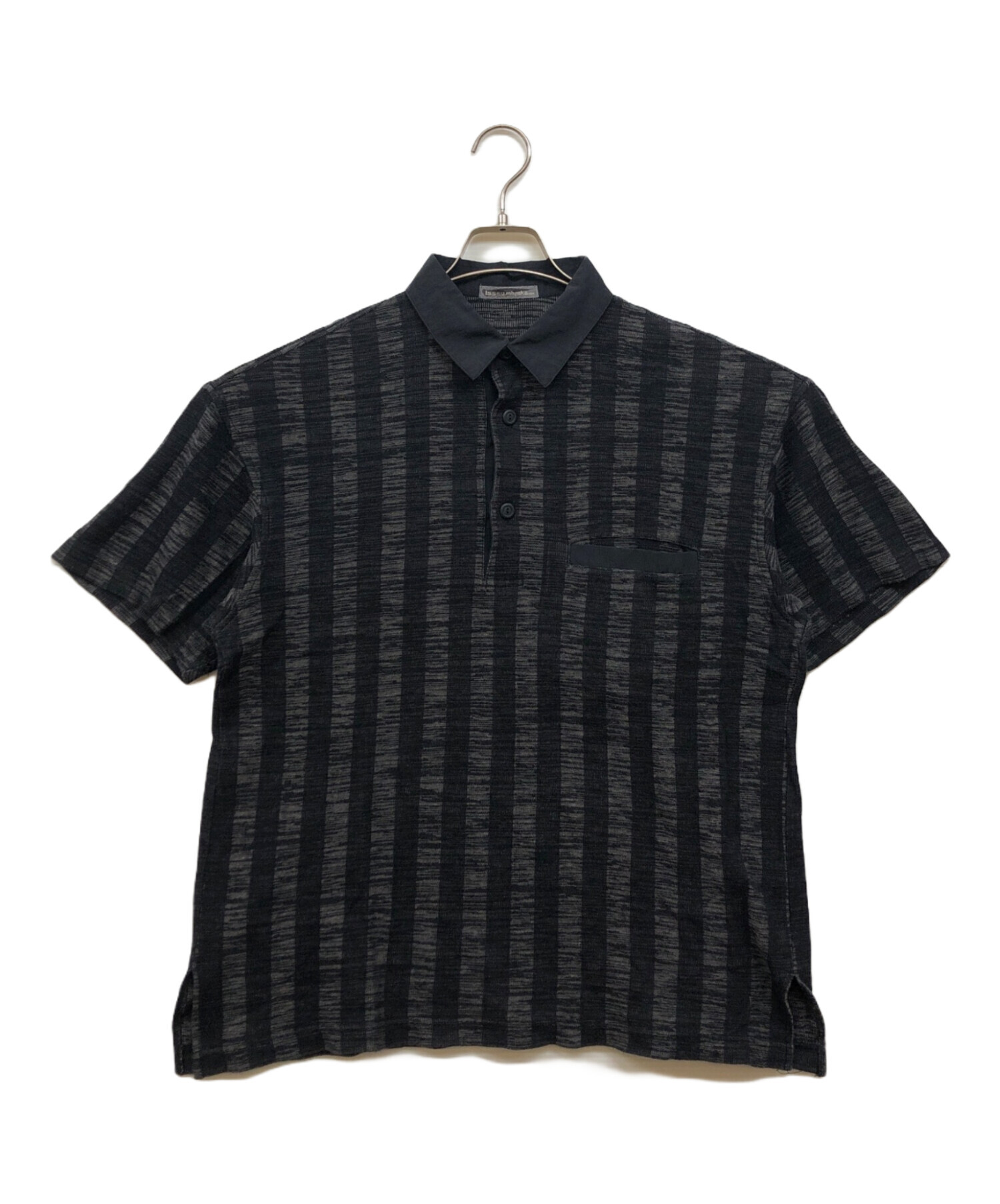 ISSEY MIYAKE MEN ポロシャツ　筆タグ 襟付き ニットセーター 中古・古着通販】ISSEY MIYAKE MEN (イッセイミヤケメン) 筆タグ