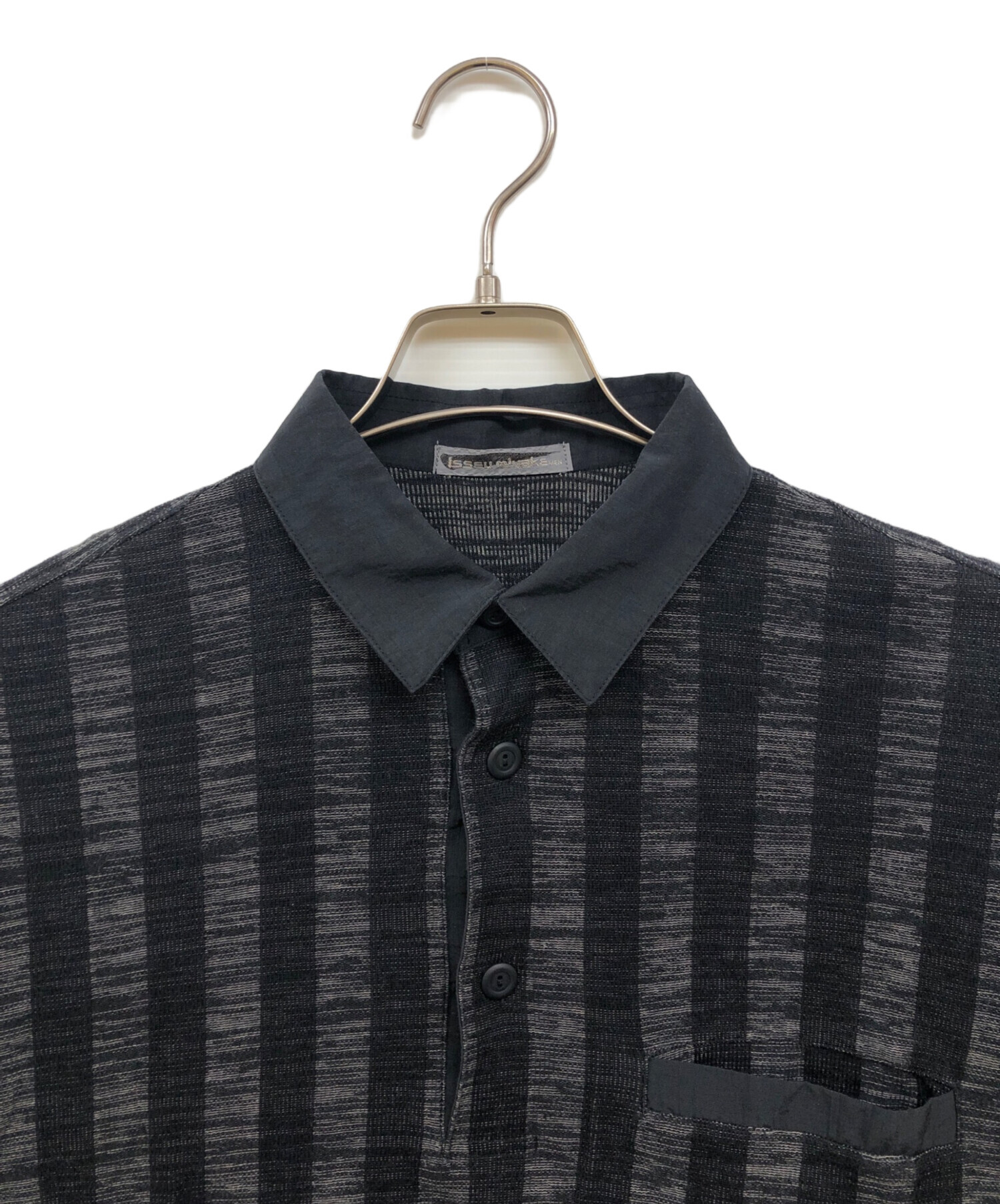 ISSEY MIYAKE MEN ポロシャツ　筆タグ 襟付き ニットセーター ISSEY MIYAKE MEN ポロシャツ 筆タグ 襟付き ニットセーター 【公式通販】