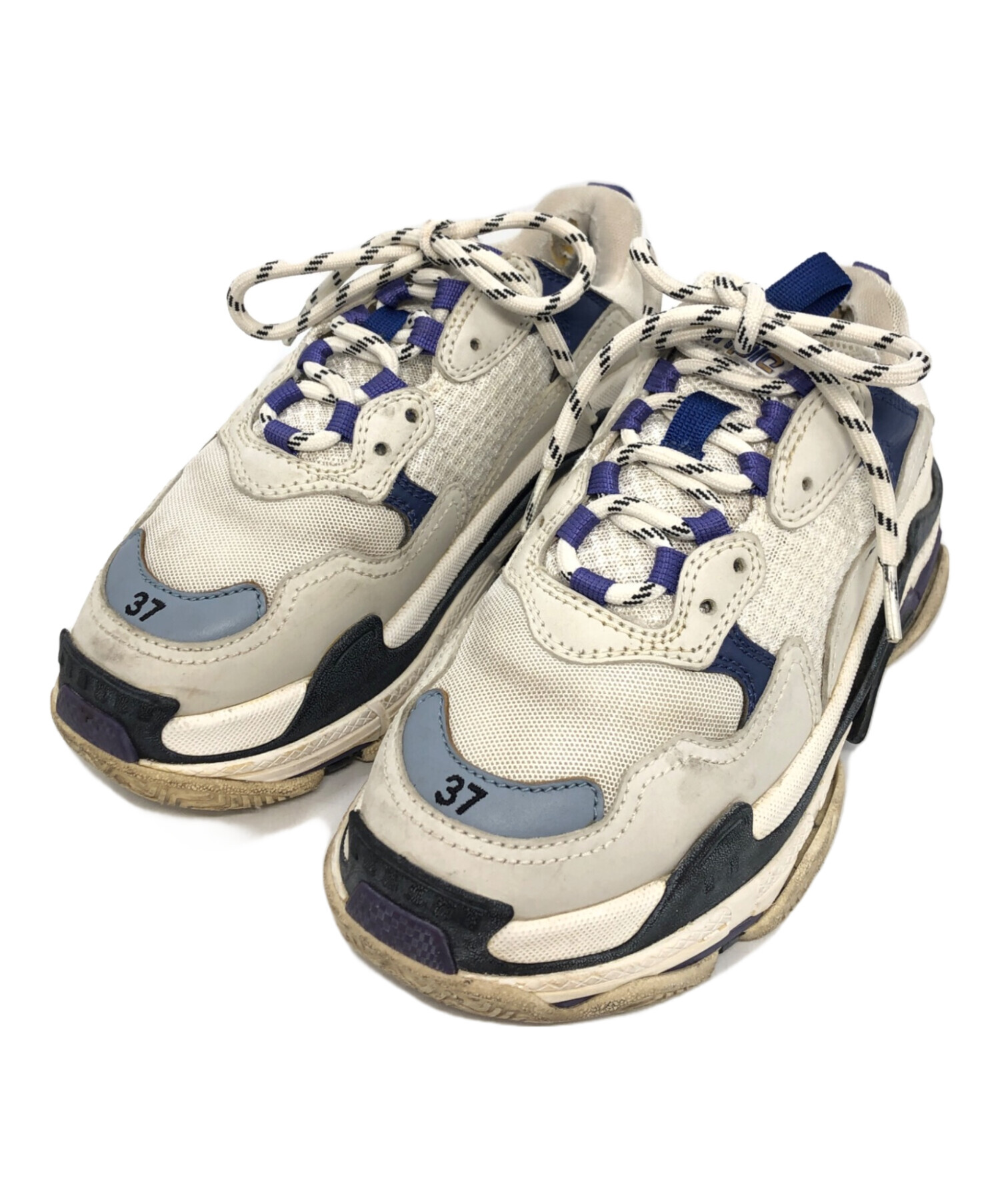 中古・古着通販】BALENCIAGA (バレンシアガ) TRIPLE S ホワイト 