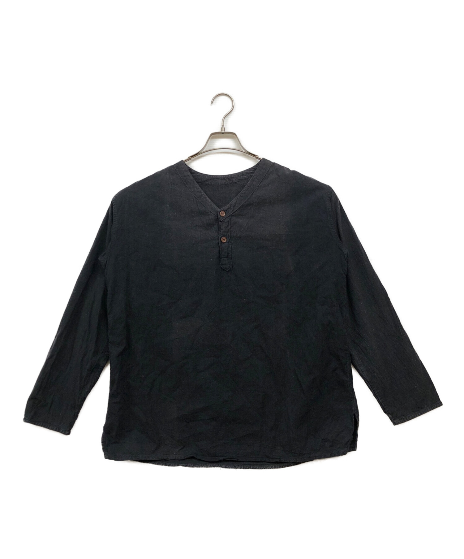 中古・古着通販】USED (ユーズド) Sleeping Shirt ブラック サイズ