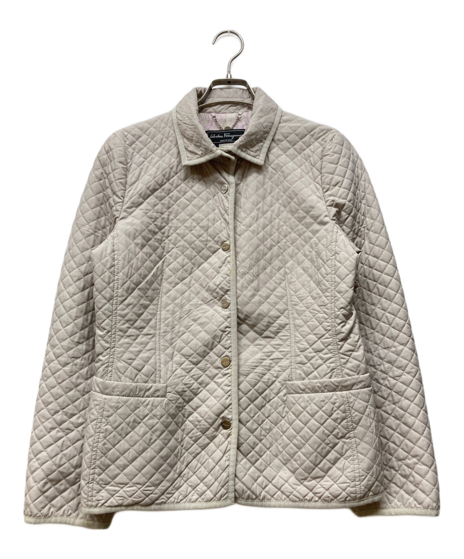 Salvatore Ferragamo フェラガモ  キルティングジャケット 中古・古着通販】Salvatore Ferragamo (サルヴァトーレ フェラガモ