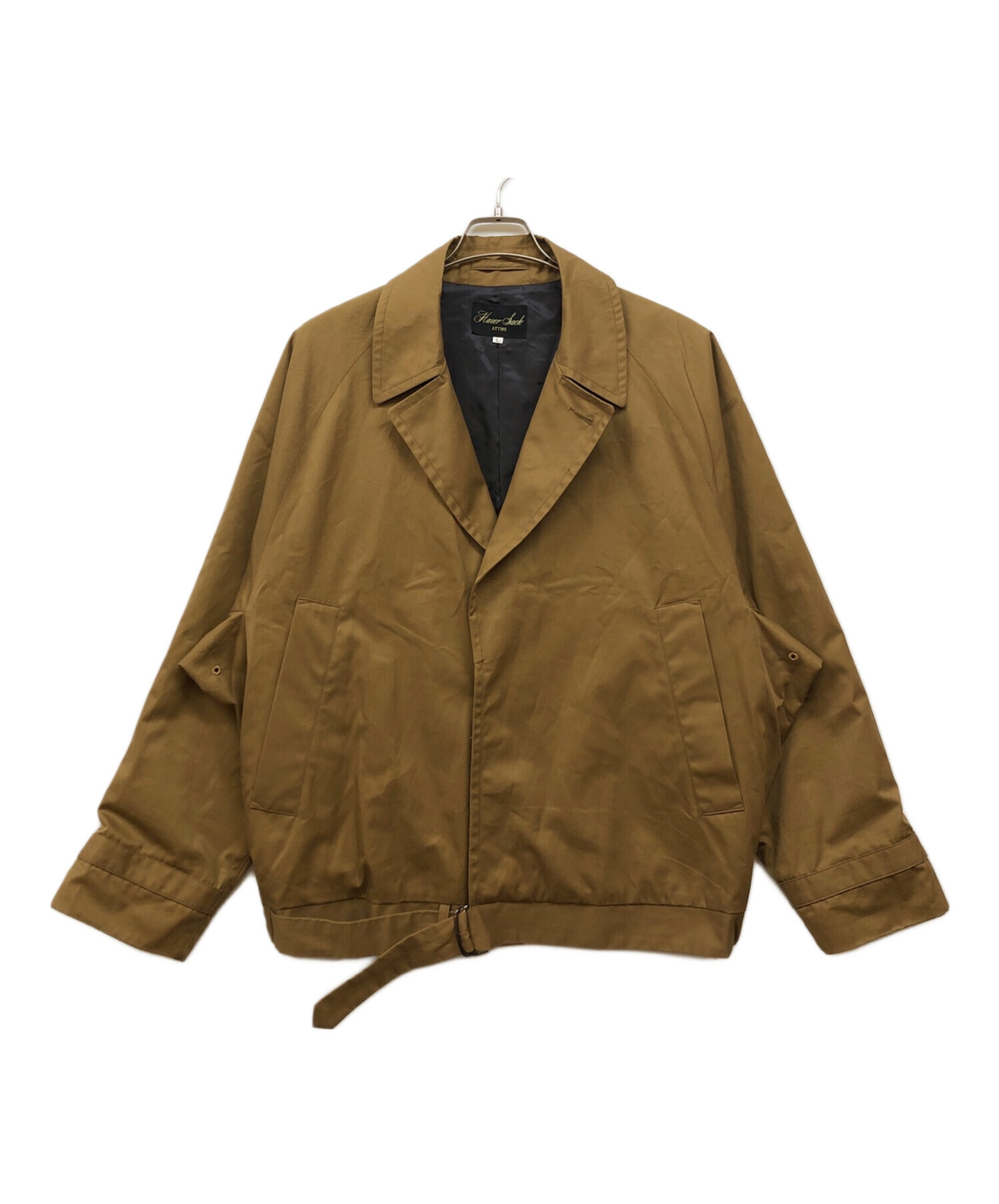 中古・古着通販】HAVERSACK (ハバーサック) ジャケット ブラウン 