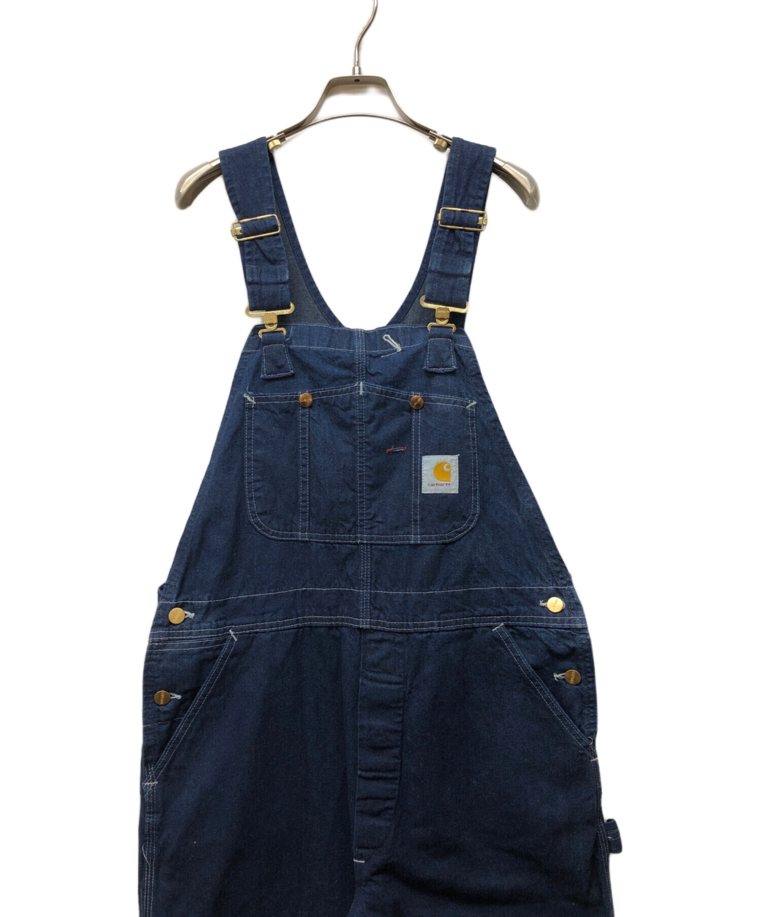 中古・古着通販】CarHartt (カーハート) オーバーオール ブルー サイズ
