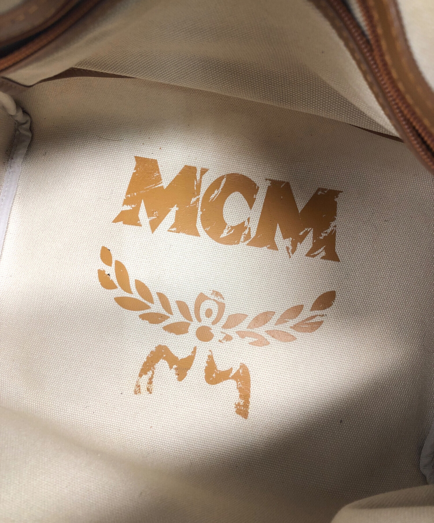 中古・古着通販】MCM (エムシーエム) ミニボストンバッグ ブラウン
