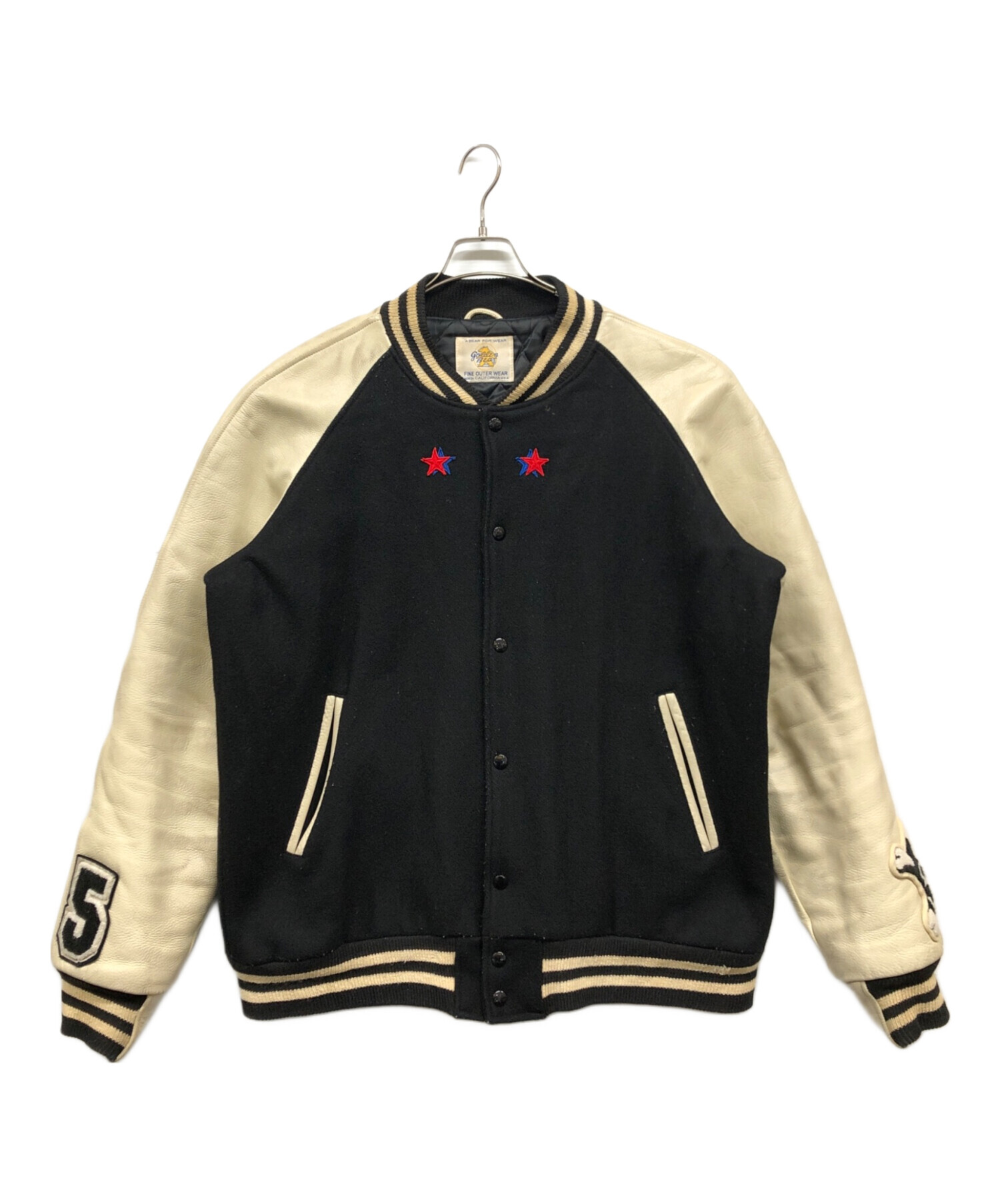 中古・古着通販】Golden Bear (ゴールデンベア) スタジャン ブラック