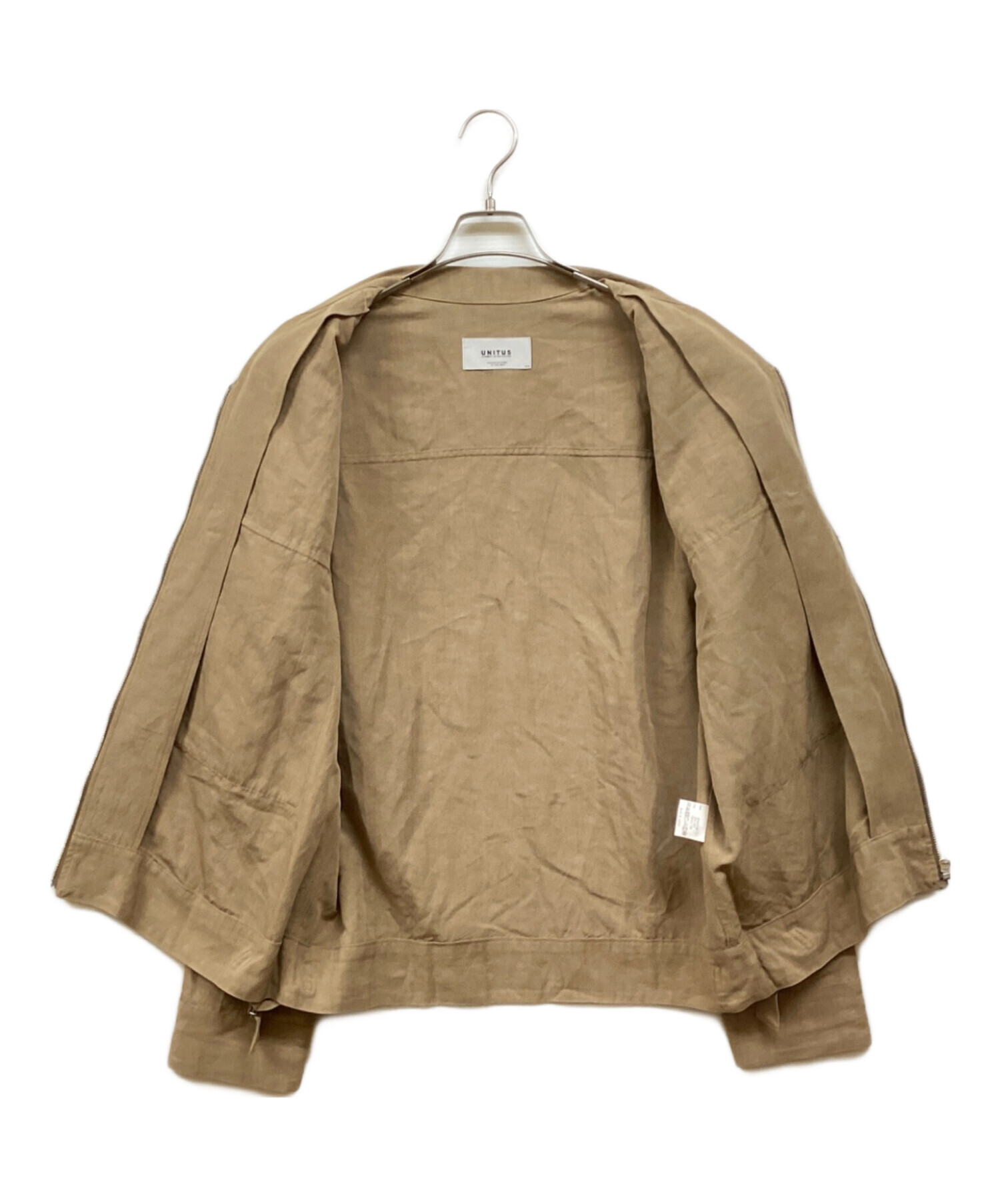 中古・古着通販】UNITUS (ユナイタス) レーヨンリネンワークジャケット