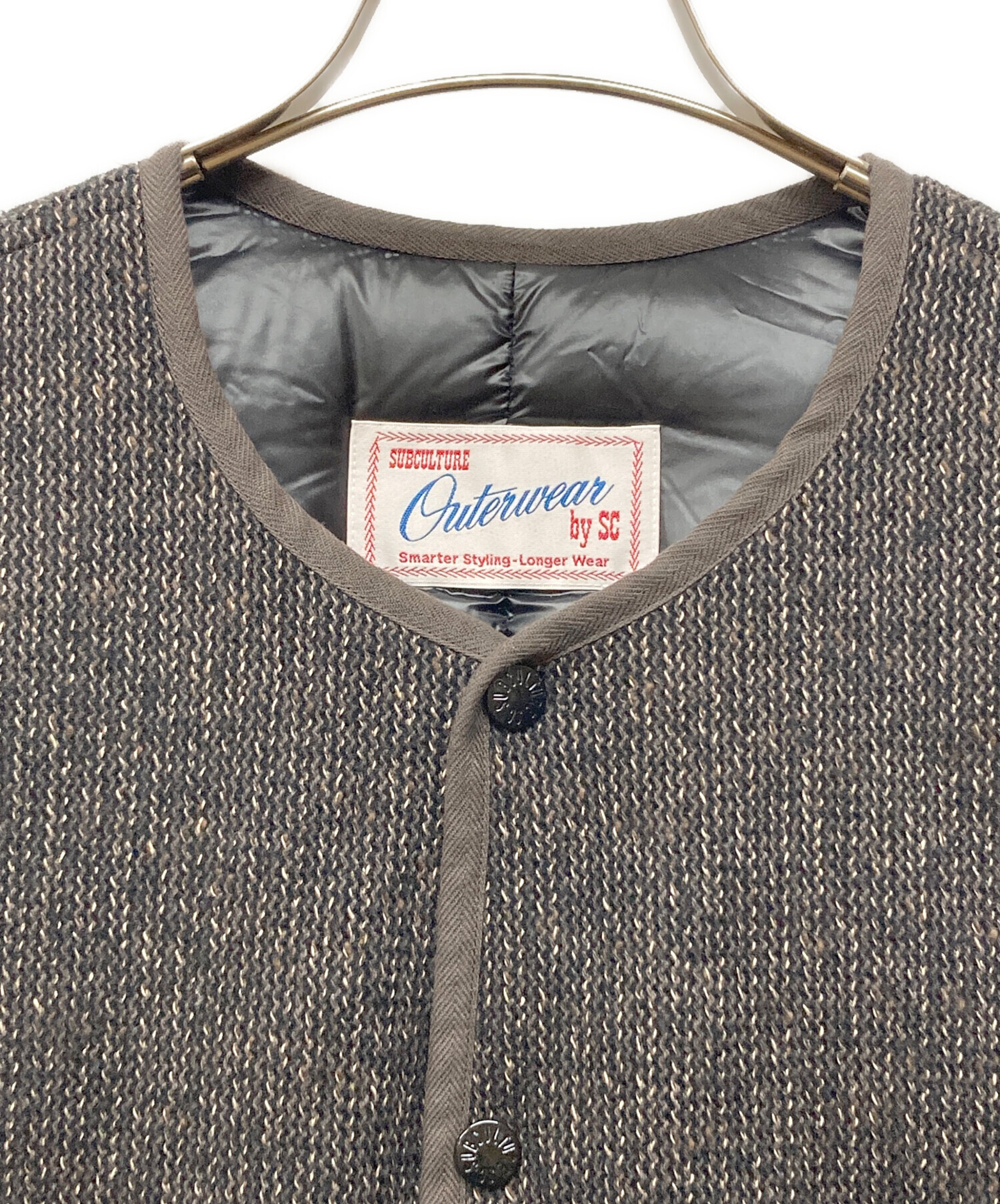 中古・古着通販】Subculture (サブカルチャー) BEACH CLOTH DOWN VEST