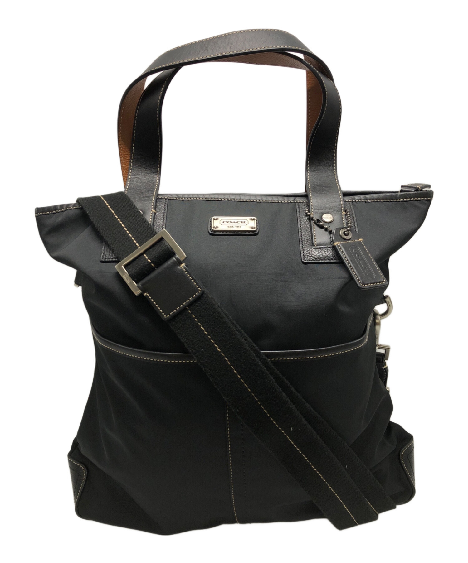 中古・古着通販】COACH (コーチ) トートバッグ ブラック｜ブランド 