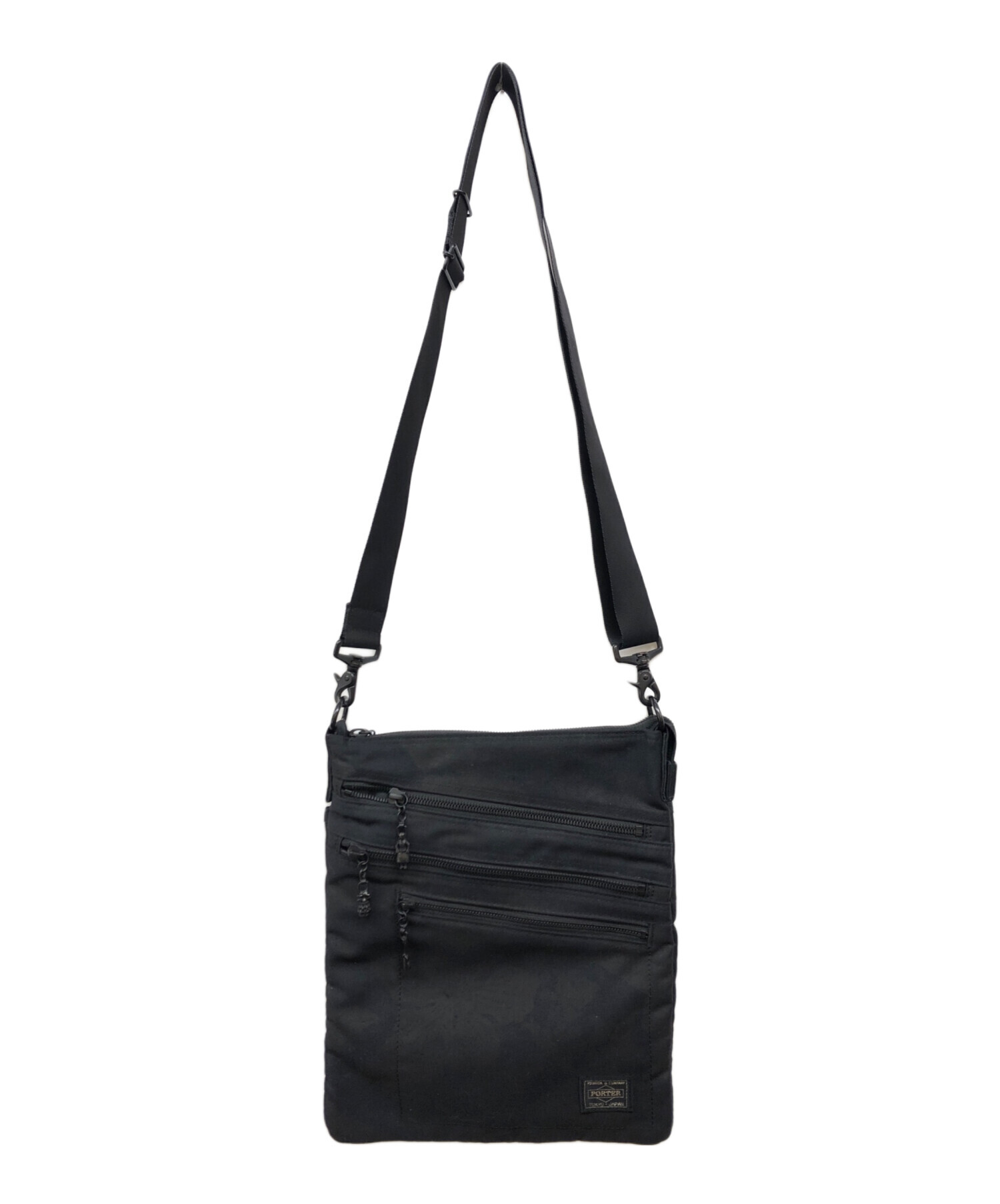 中古・古着通販】PORTER (ポーター) ALOHA ショルダーバッグ ブラック 