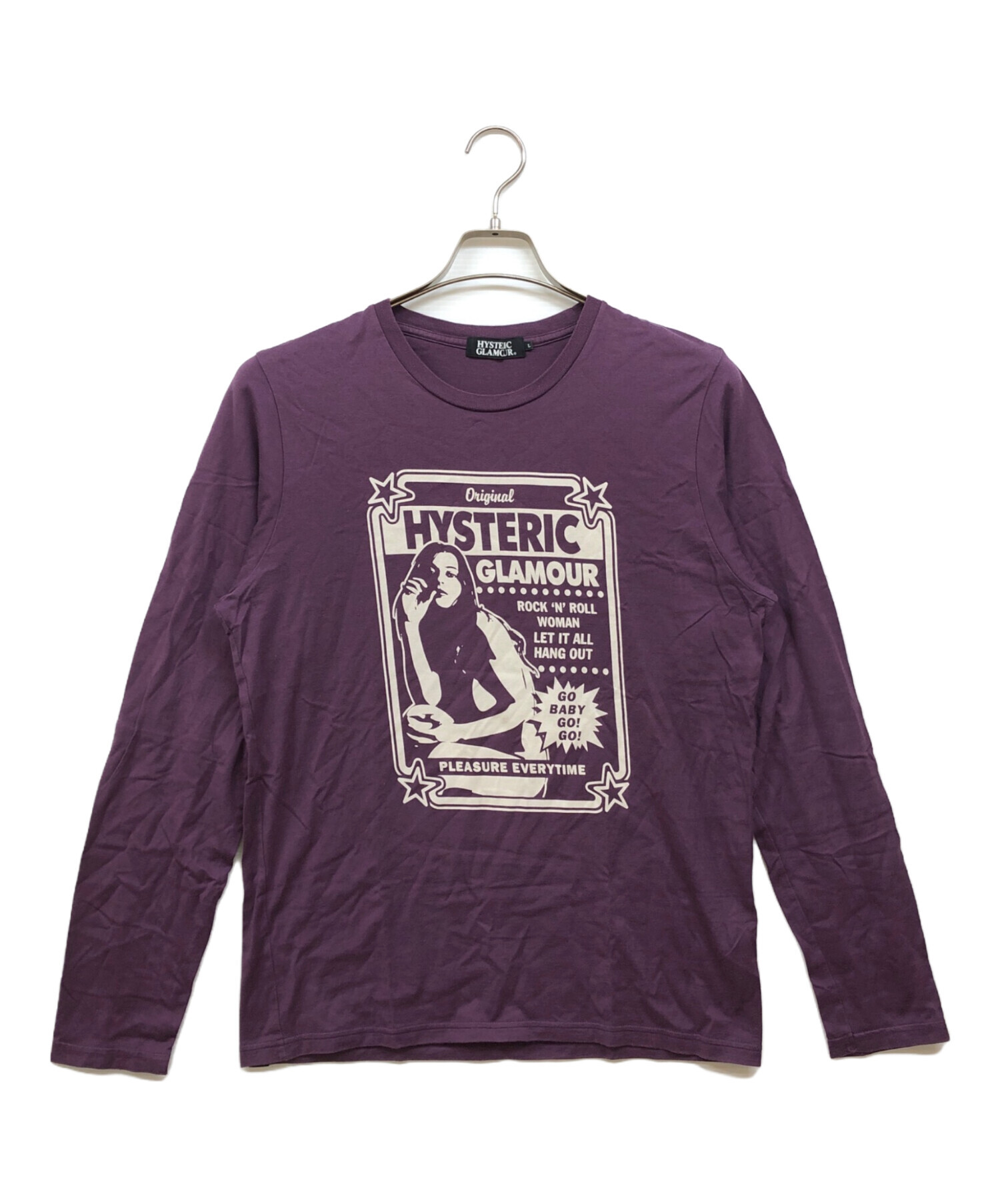 HYSTERIC GLAMOUR フレイムロングスリーブカットソー 中古・古着通販】Hysteric Glamour (ヒステリックグラマー) ロング