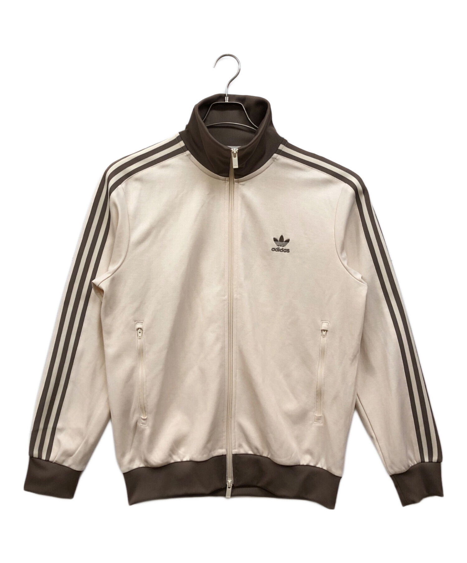 アディダスオリジナルス　トラックジャケット　ベッケンバウアー　ベージュ／ホワイト adidas アディダスオリジナルス ベッケンバウアー トラックジャケット