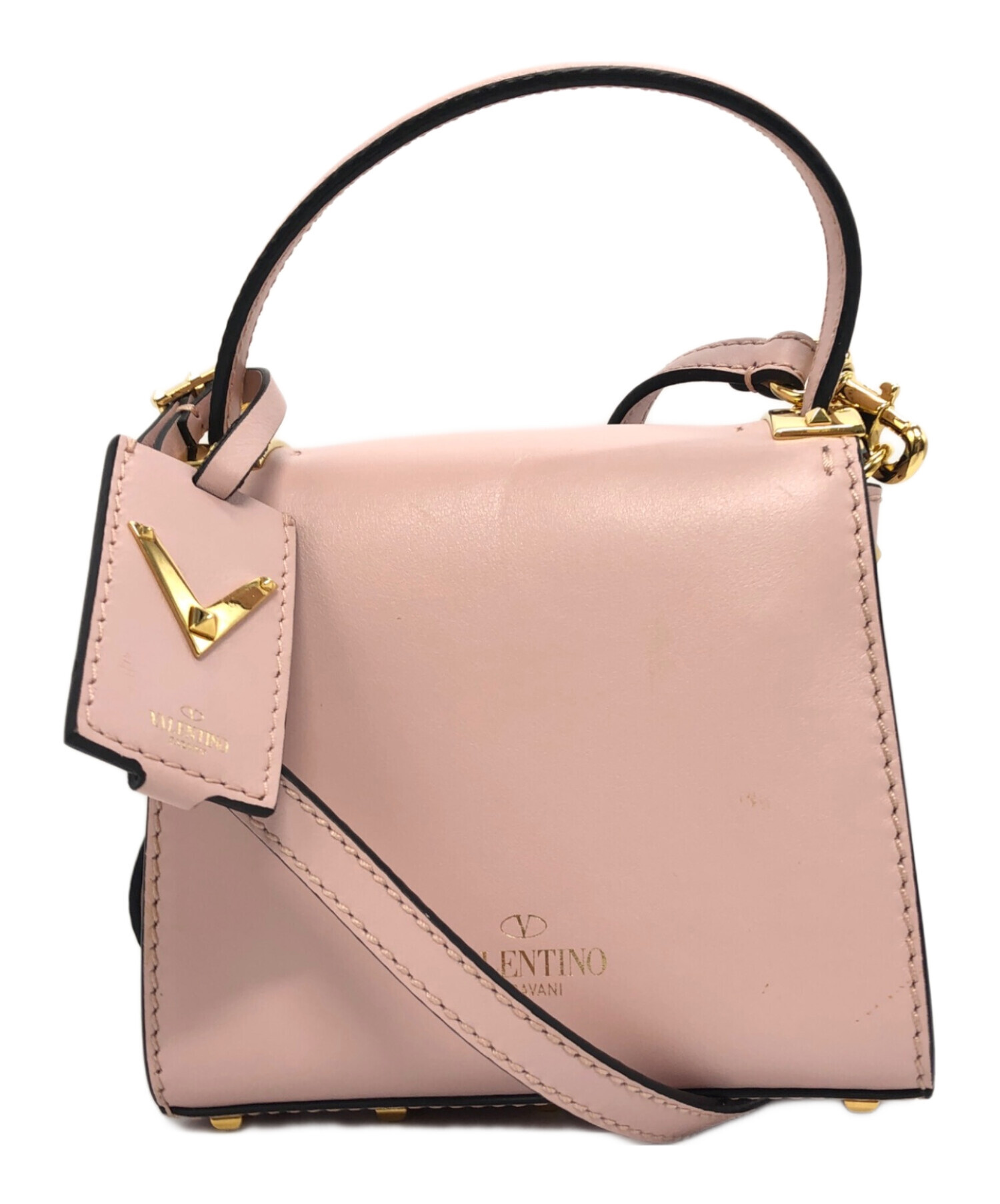 【中古】VALENTINO ヴァレンティノ パーティーバッグ 中古・古着通販】VALENTINO (ヴァレンティノ) 2WAYミニショルダー