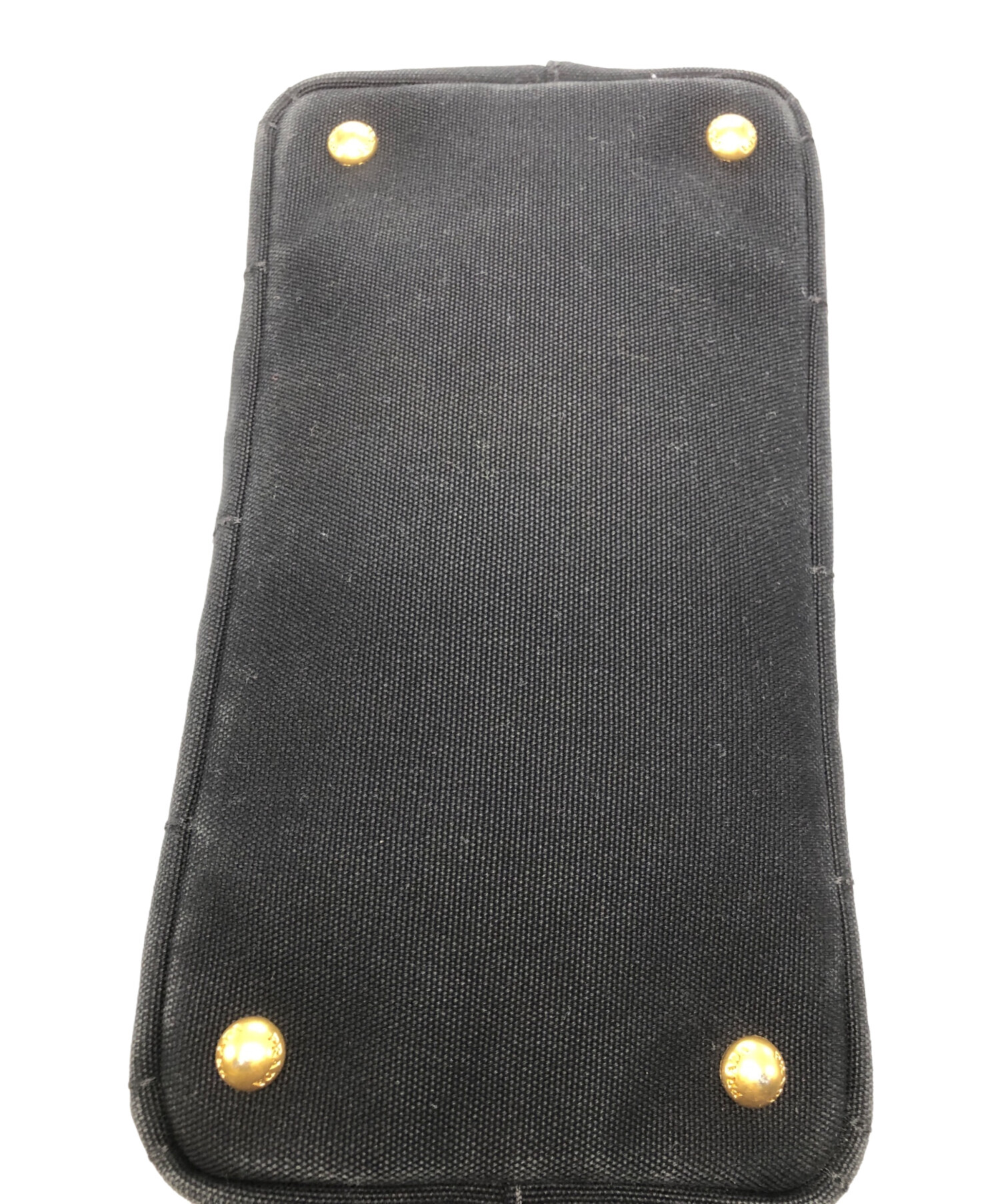 中古・古着通販】PRADA (プラダ) 2WAYカナパSハンドバッグ ブラック 
