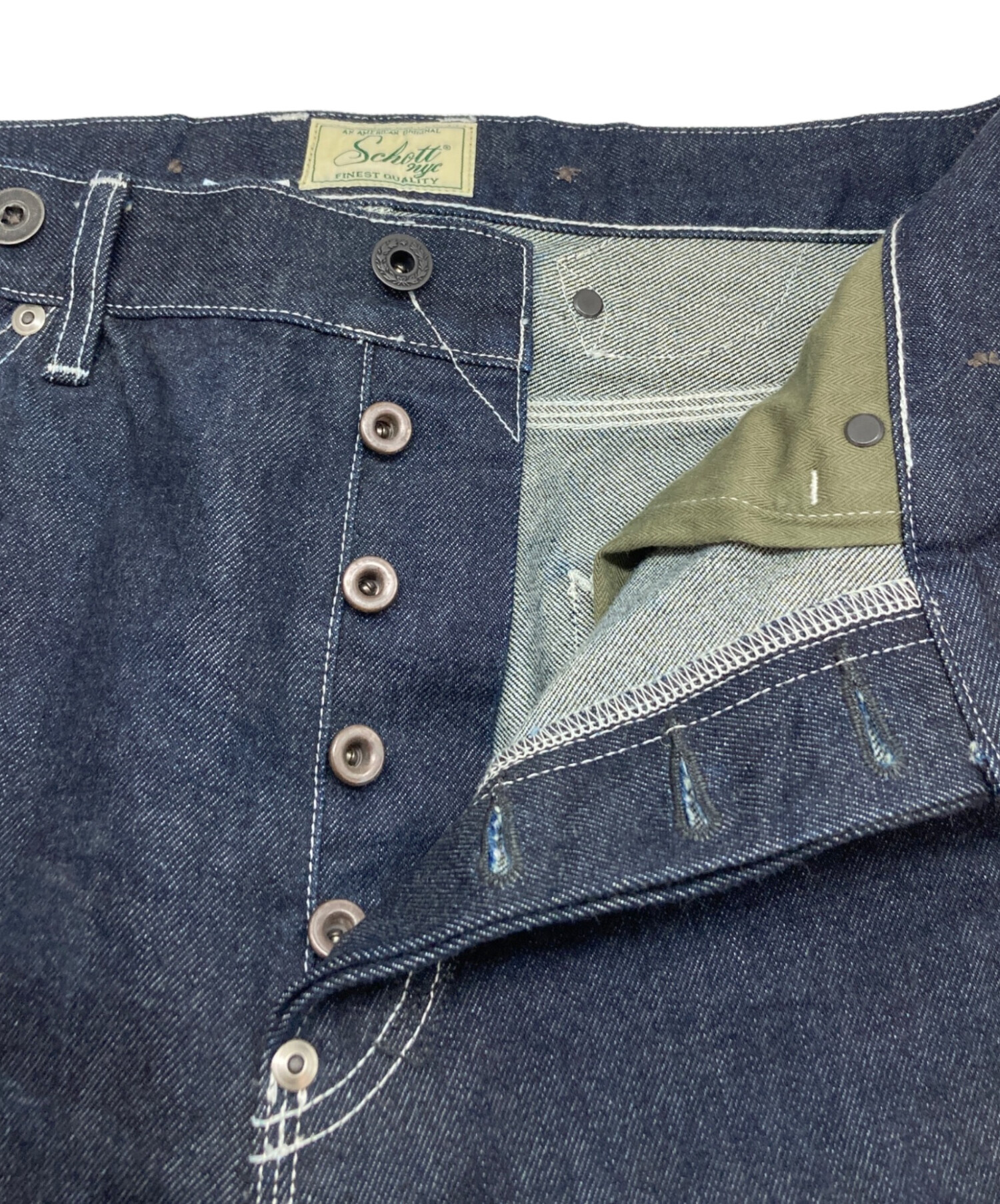 中古・古着通販】Schott (ショット) ファイアプルーフ ワイド デニム
